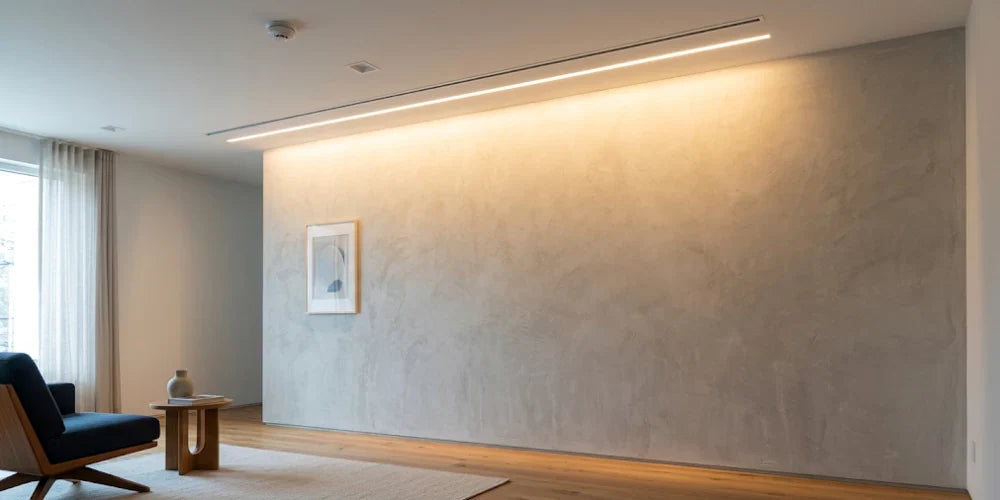 How to Wall-Wash with Linear LED Channels: An Architectural Guide