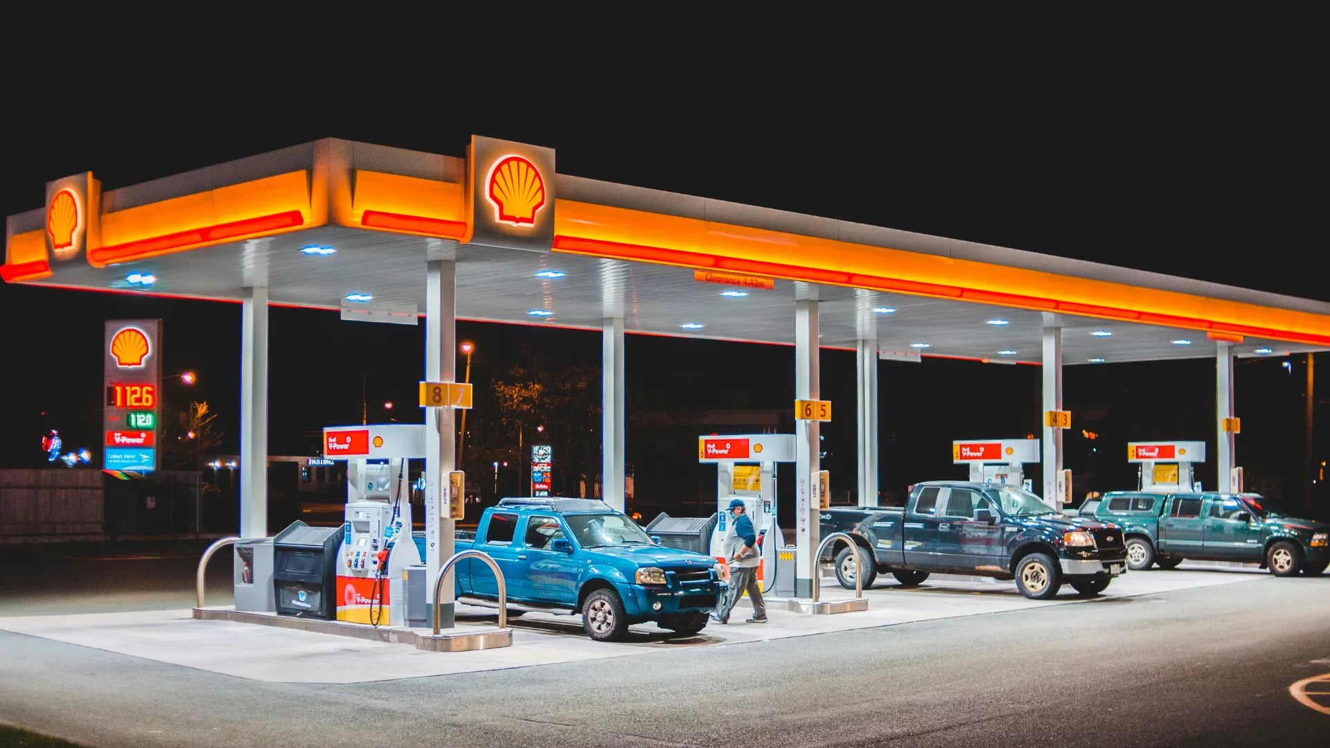 Gas Station Lighting - Bees Lighting