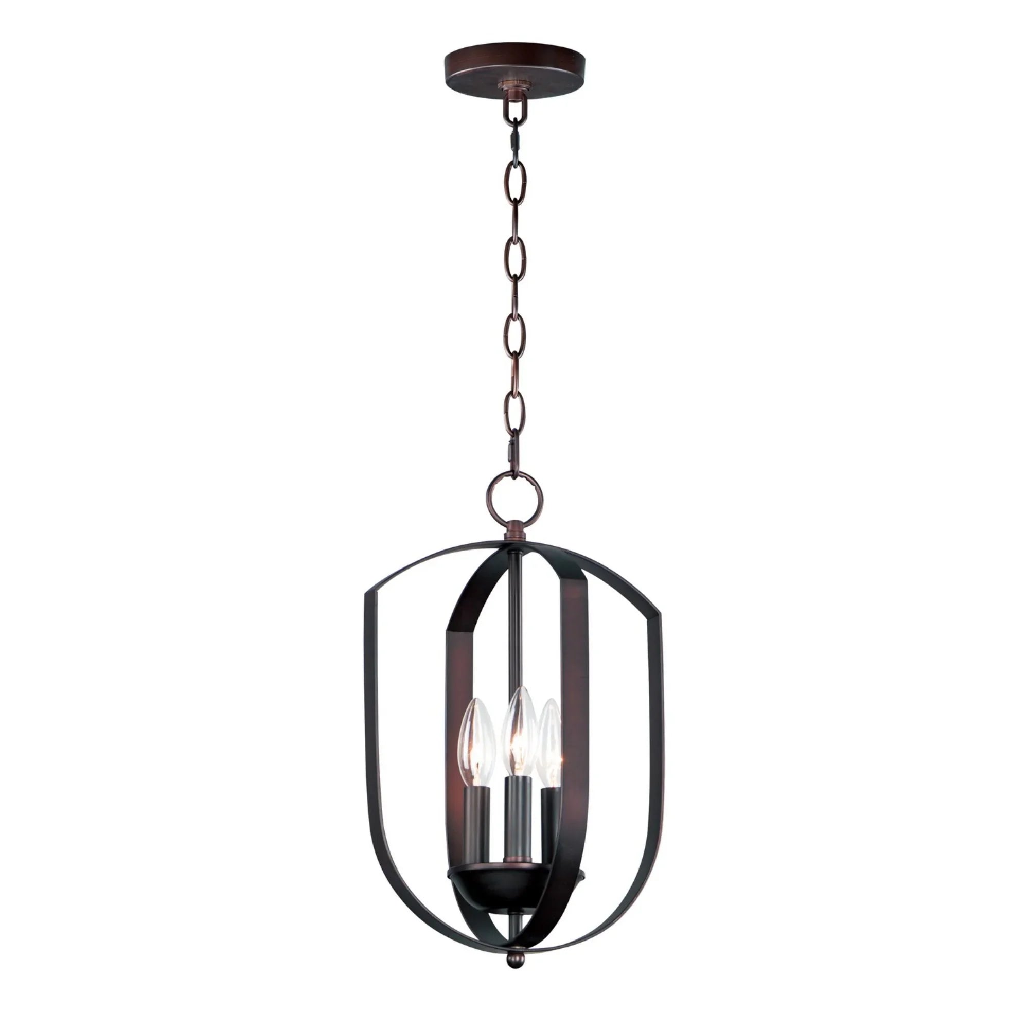 Provident 16" 3-Light Chandelier, Oil Rubbed Bronze Finish - Bees Lighting