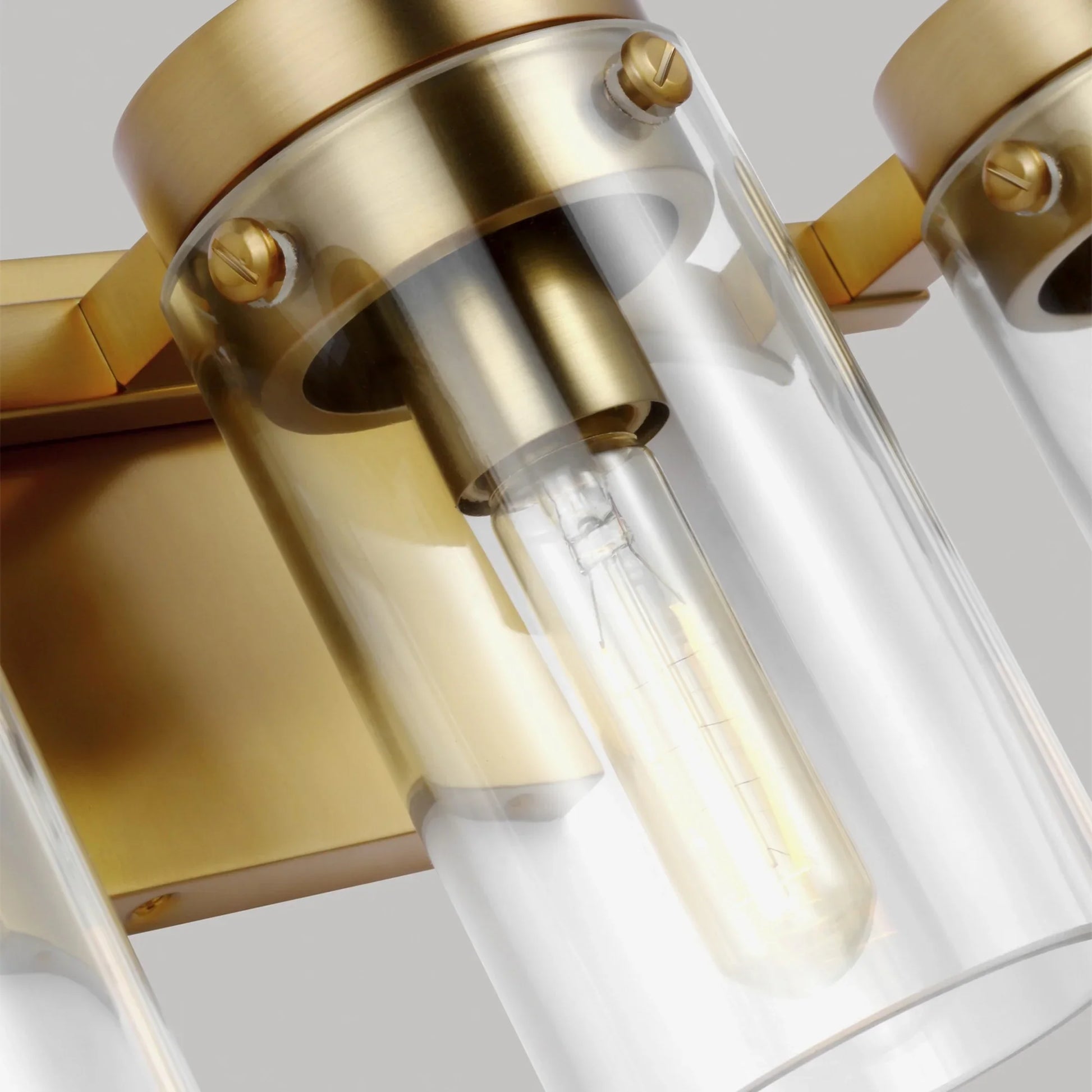 Garrett 21" 3-Light Bathroom Vanity, Burnished Brass Finish - Bees Lighting