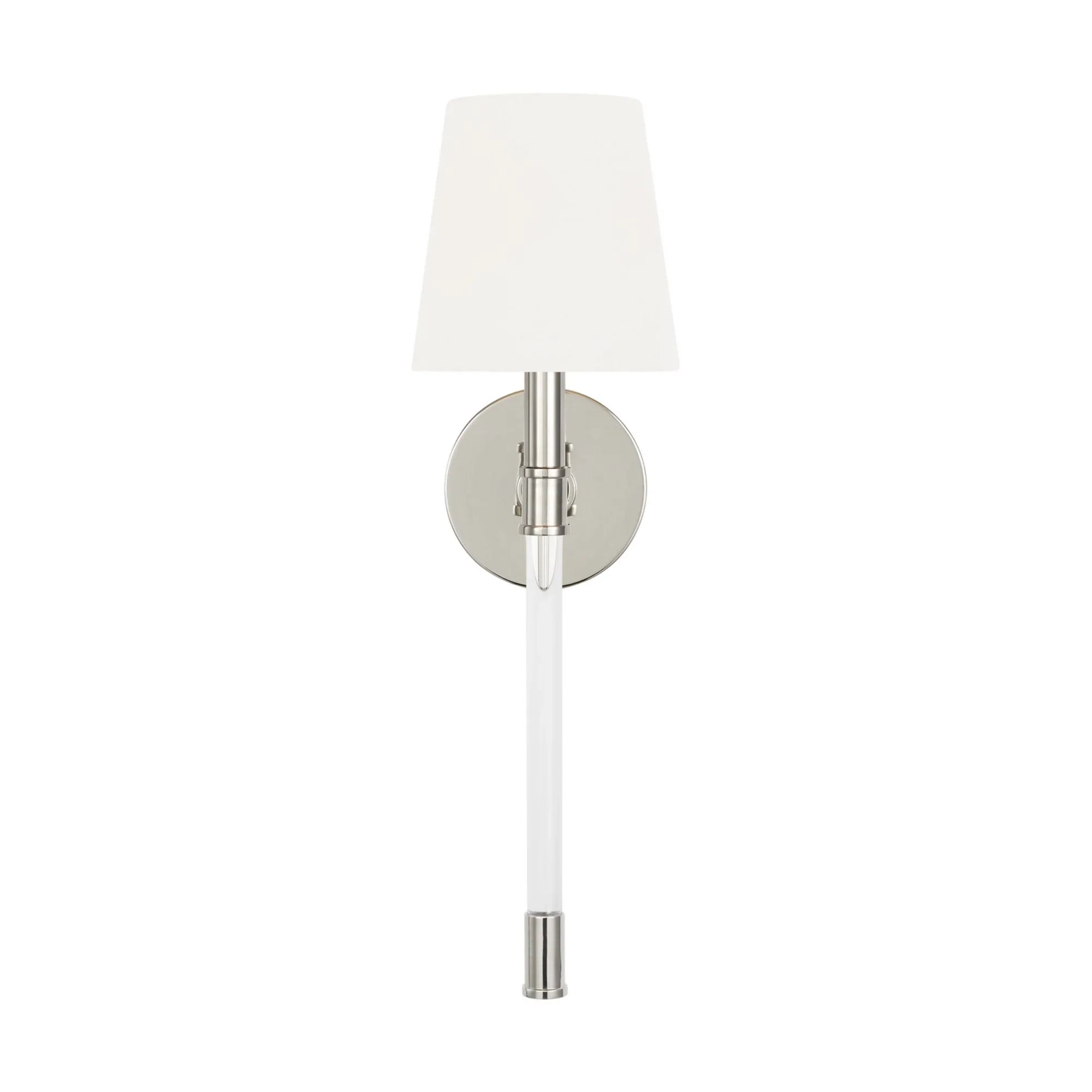 Hanover 19" Bath Sconce, Polished Nickel Finish - Bees Lighting