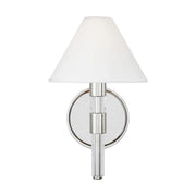 Robert 12" Wall Sconce, Polished Nickel Finish - Bees Lighting