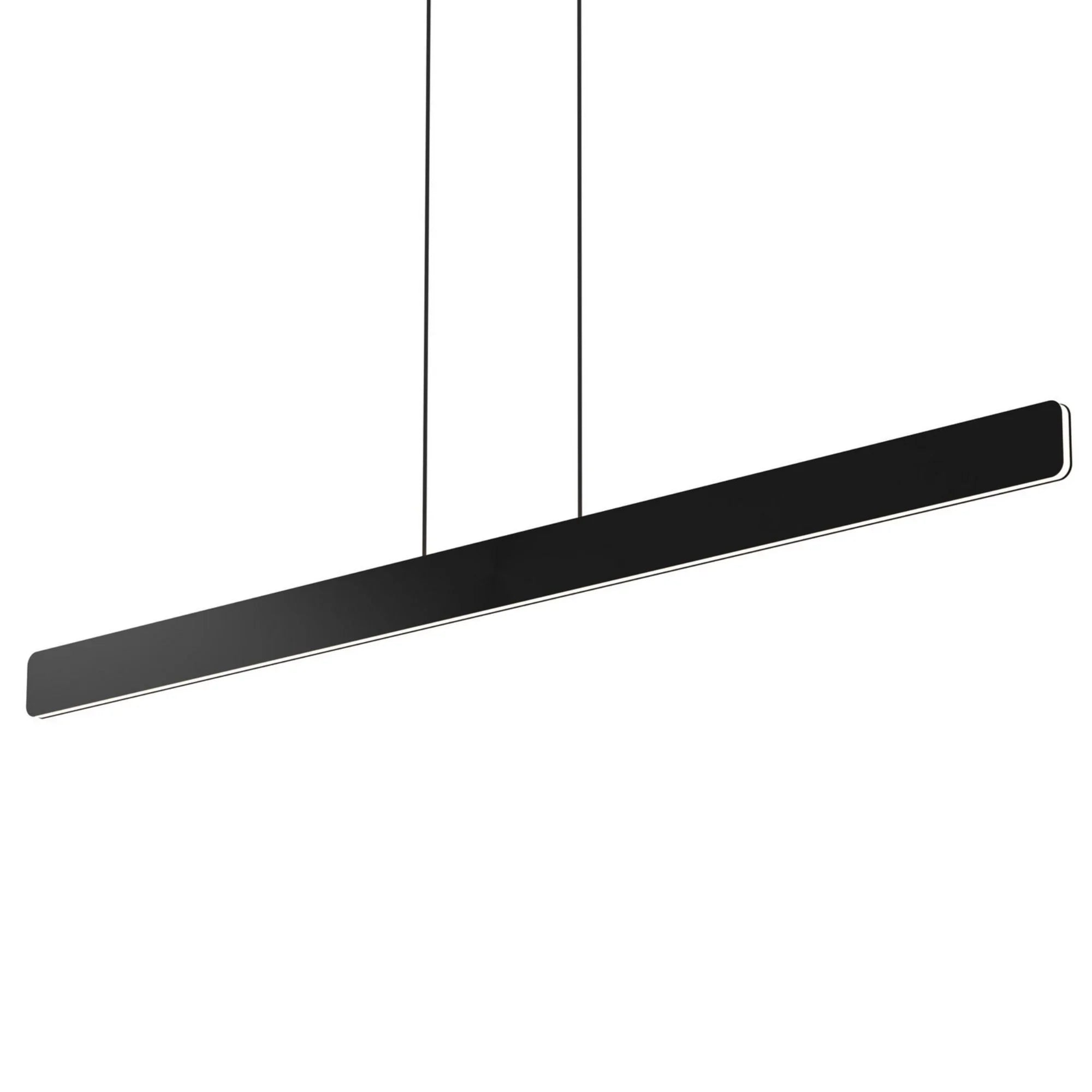 Sub 48 in. LED Pendant Light Single Black Finish - Bees Lighting