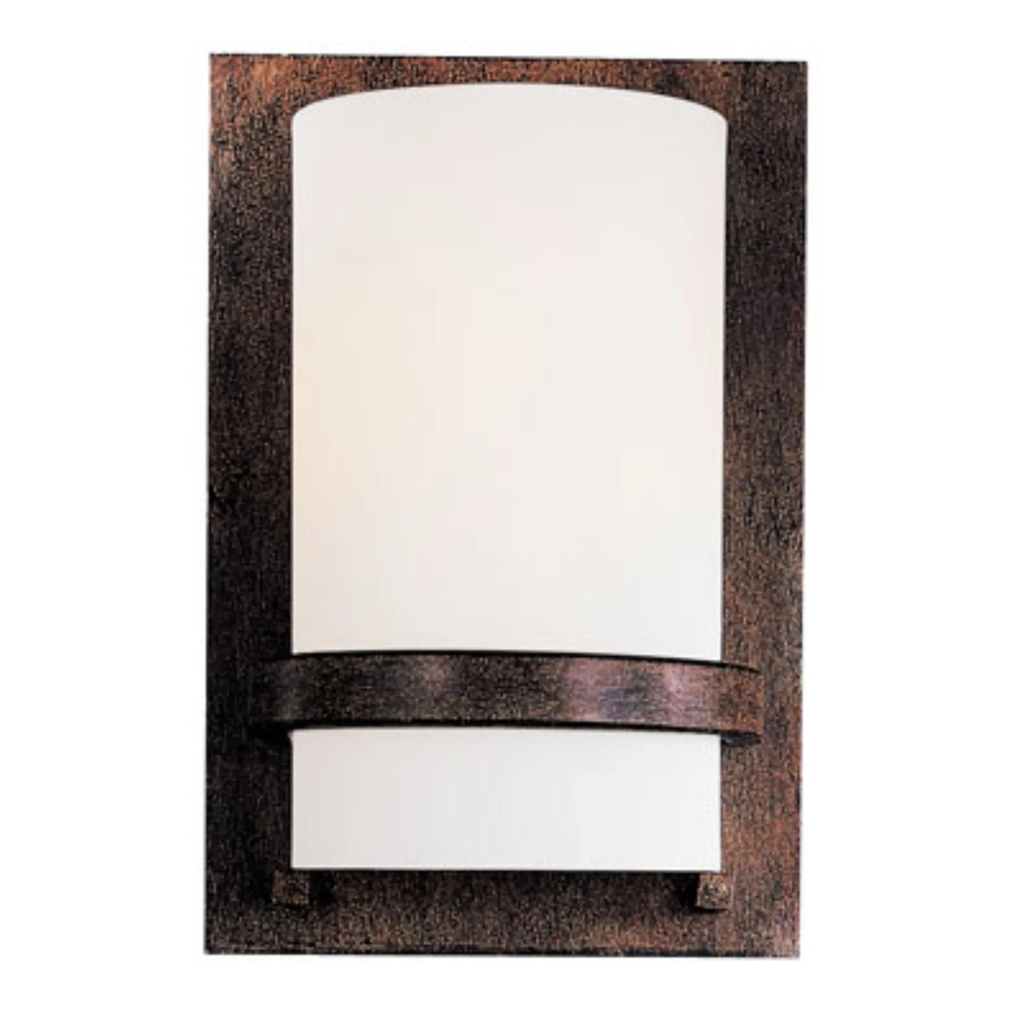 Fieldale Lodge 13" Wall Sconce, Iron Oxide Finish - Bees Lighting