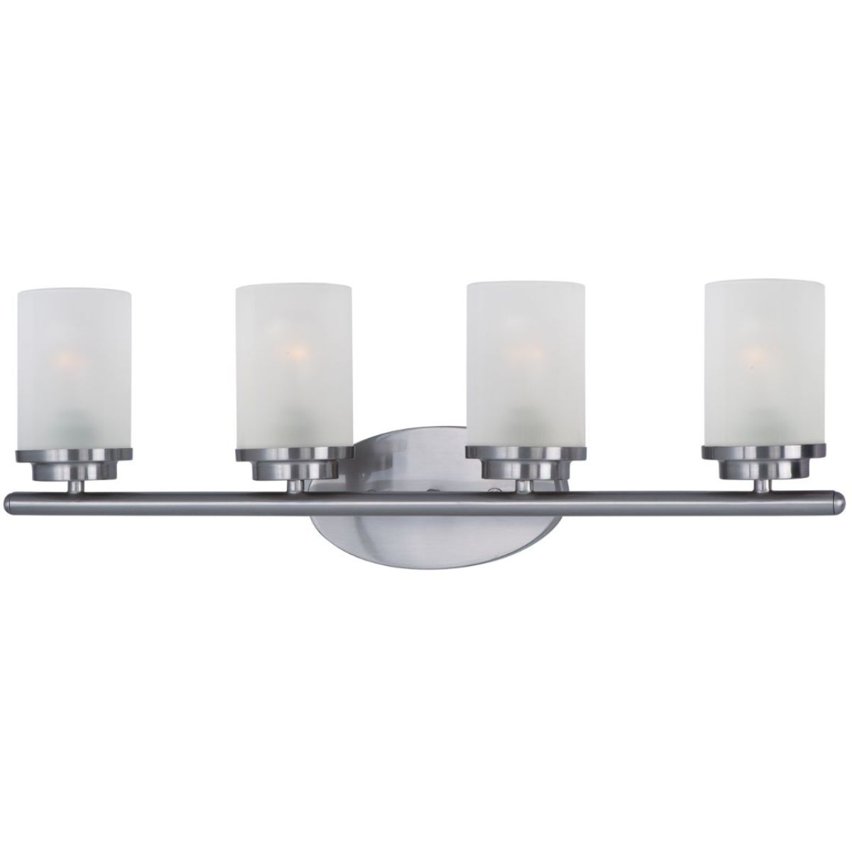 Corona 26 In. 4 Lights Vanity Light with frosted glass
