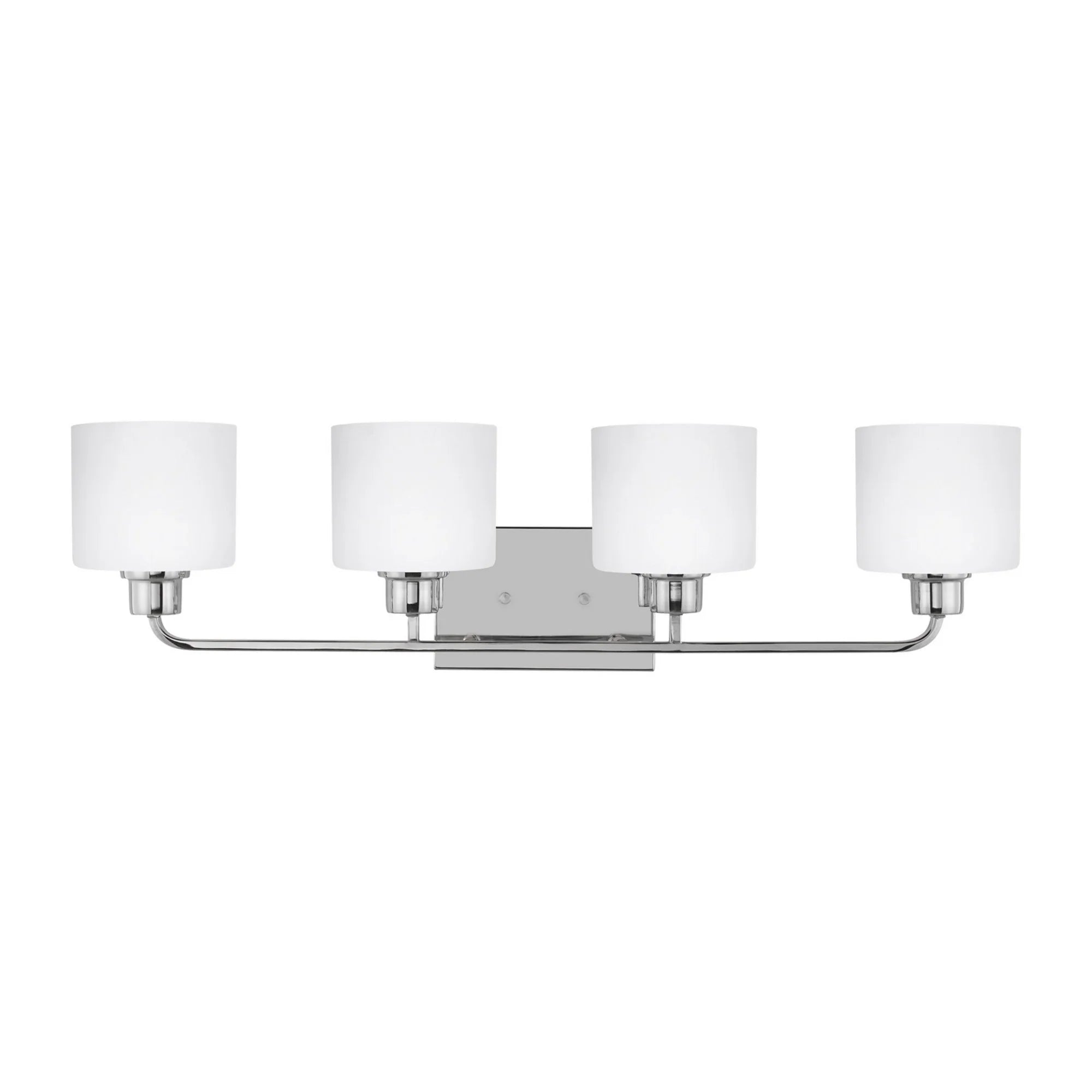 Canfield 32" 4-Light Bathroom Vanity, Chrome Finish - Bees Lighting