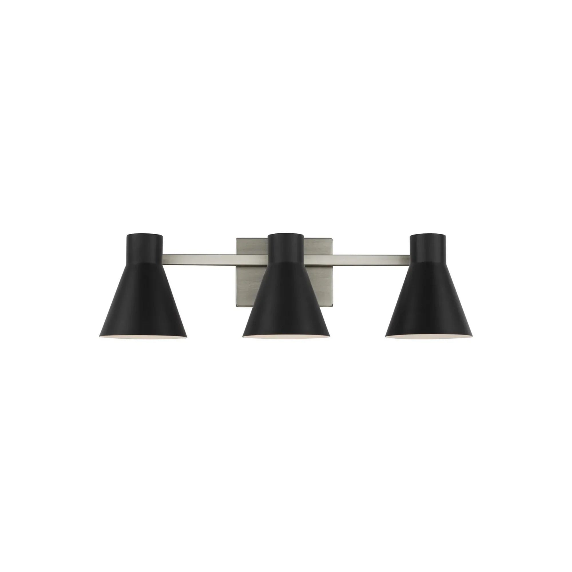 Towner 26" 3-Light LED Bathroom Vanity, Brushed Nickel Finish - Bees Lighting