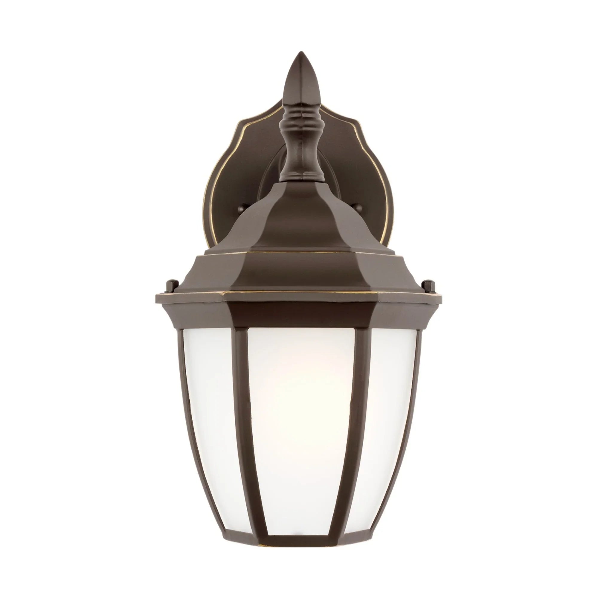 Bakersville 11" Small Outdoor Wall Lantern 89936, Antique Bronze Finish - Bees Lighting
