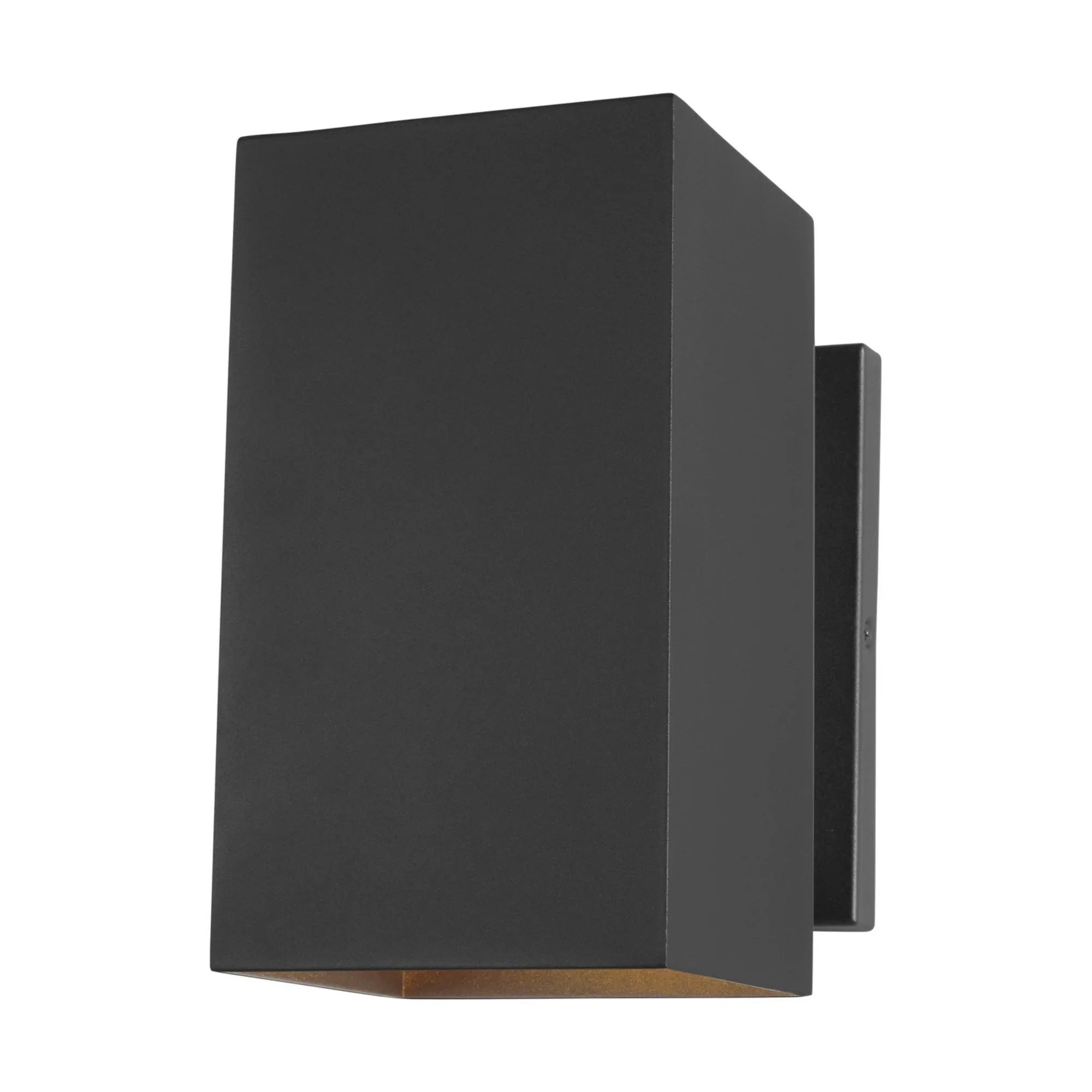 Pohl 9" Medium Outdoor Wall Lantern, Black Finish - Bees Lighting