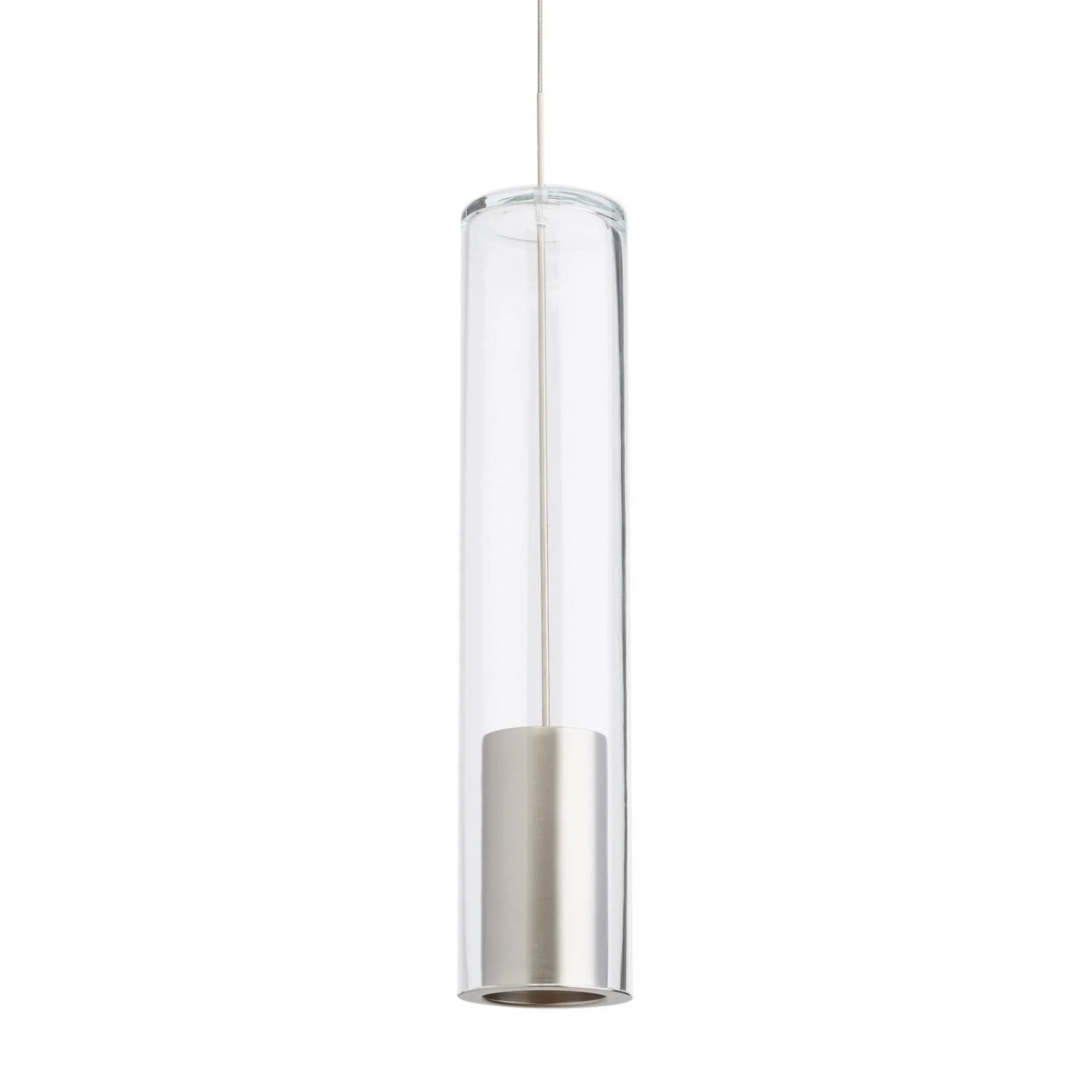 Captra Monorail LED Pendant, Satin Nickel Finish - Bees Lighting
