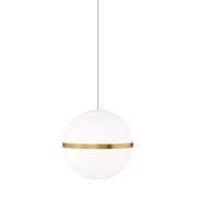 Hanea Monorail LED Pendant, Natural Brass Finish - Bees Lighting