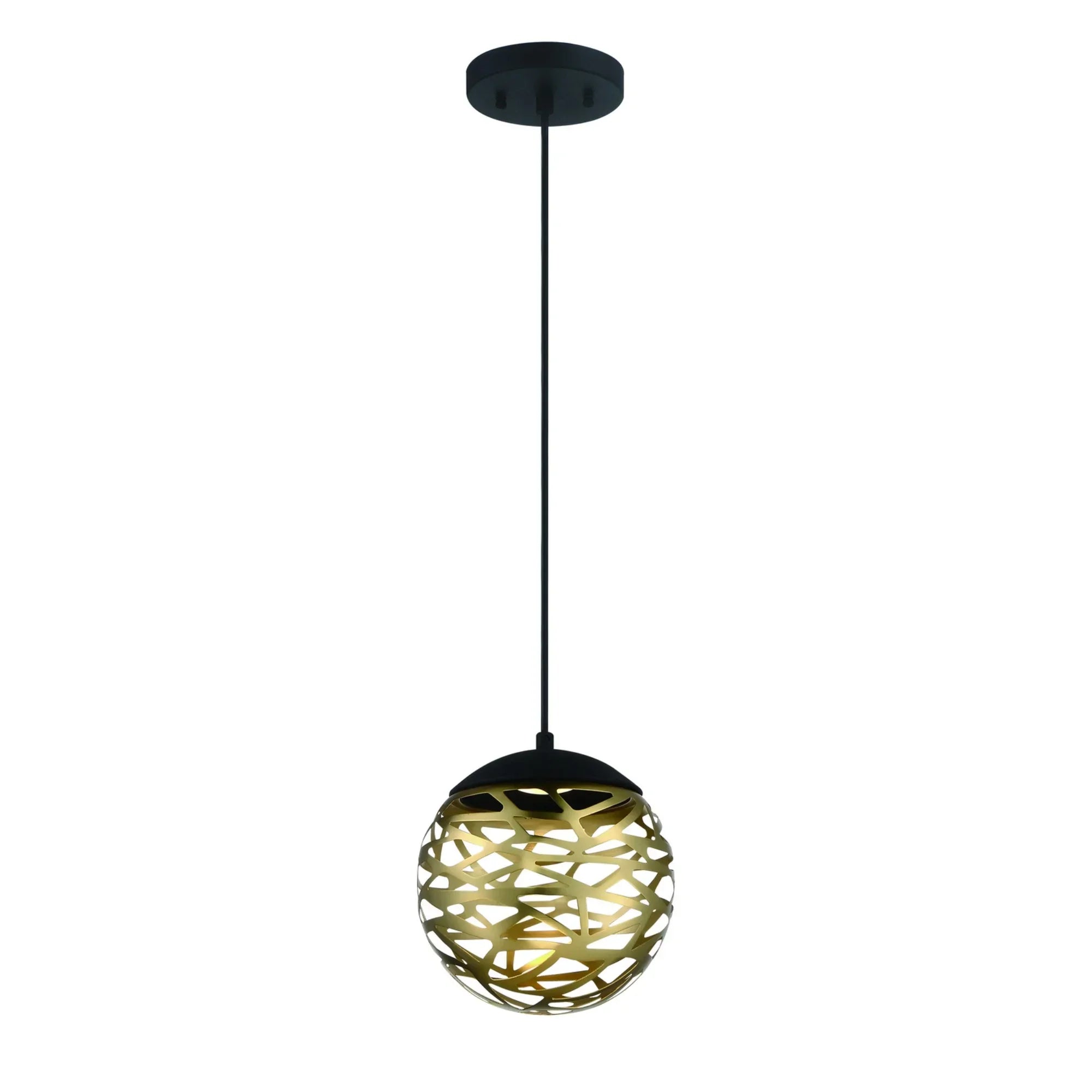 Golden Eclipse LED Pendant Light - Bees Lighting