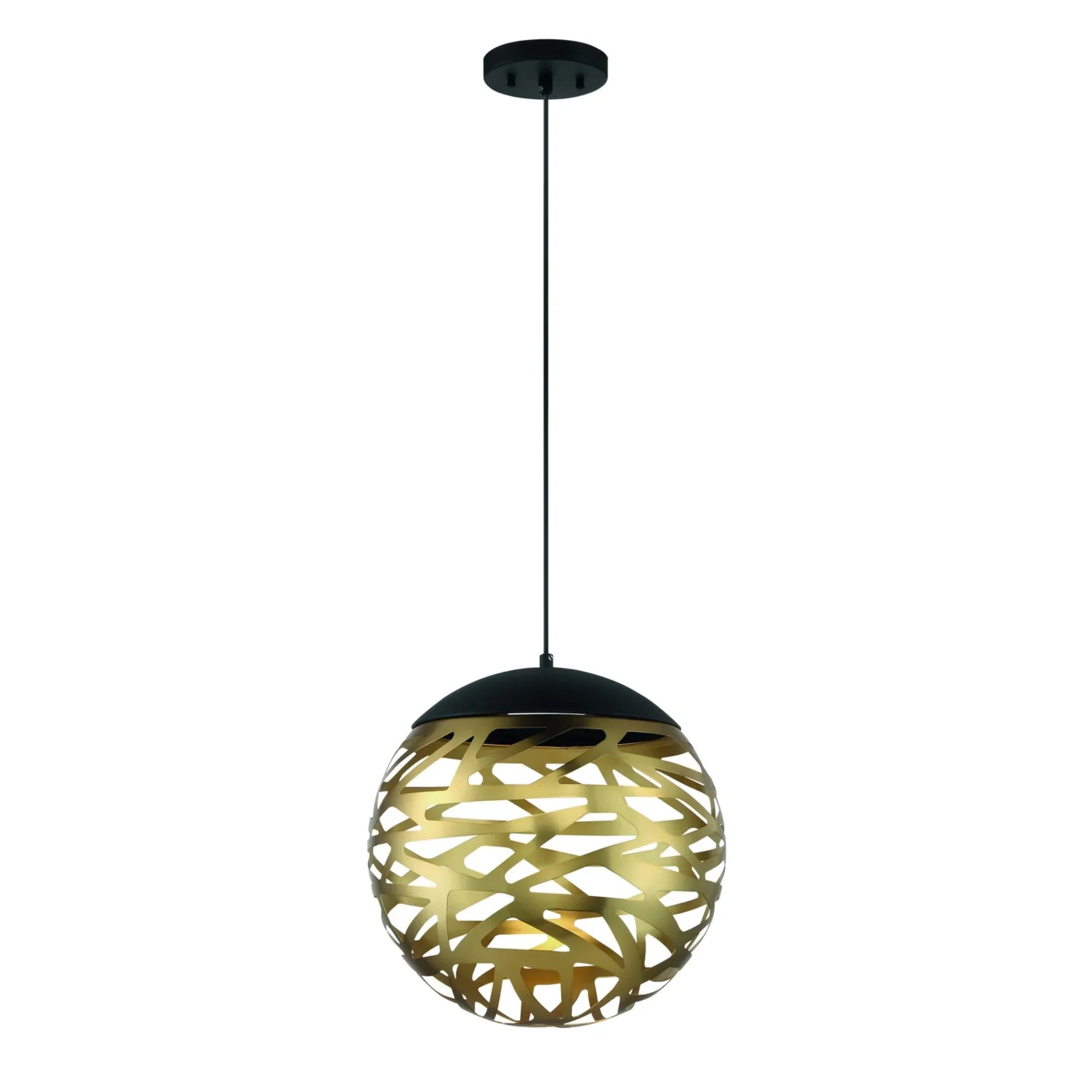 Golden Eclipse LED Pendant Light - Bees Lighting