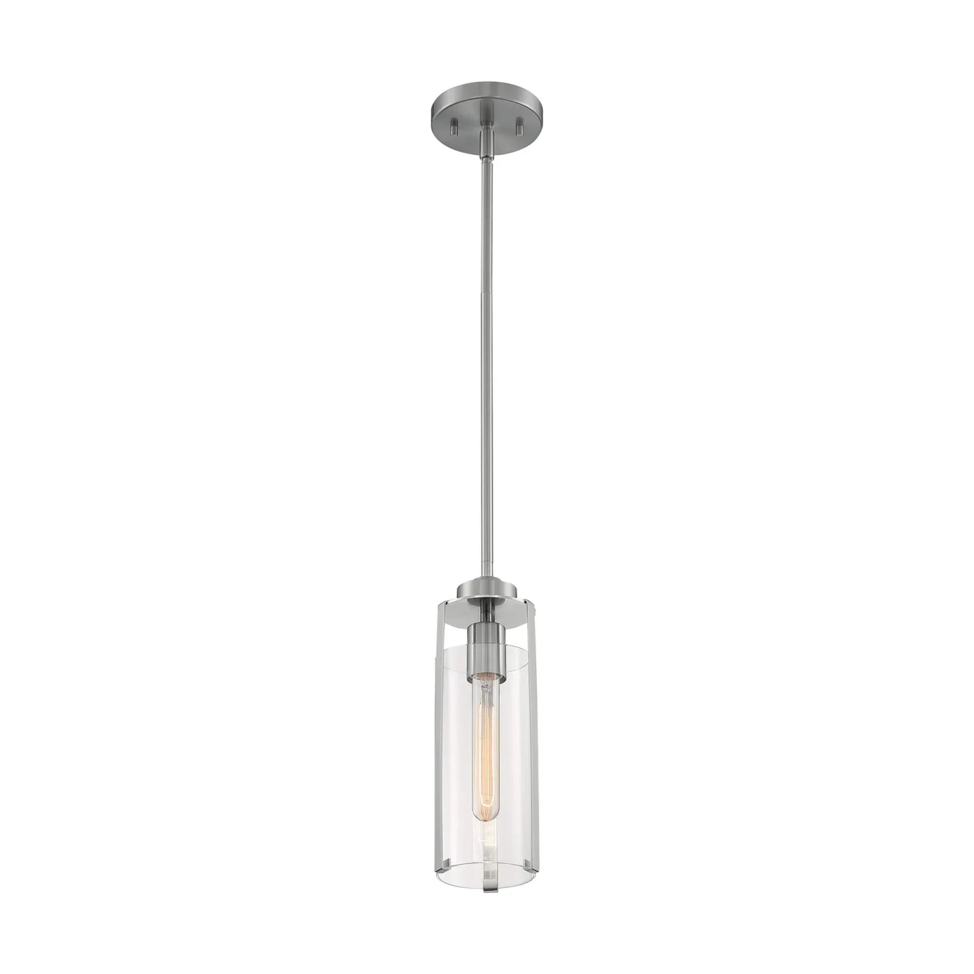Marina 5 in. 1 Light Pendant Light, Clear Glass - Bees Lighting