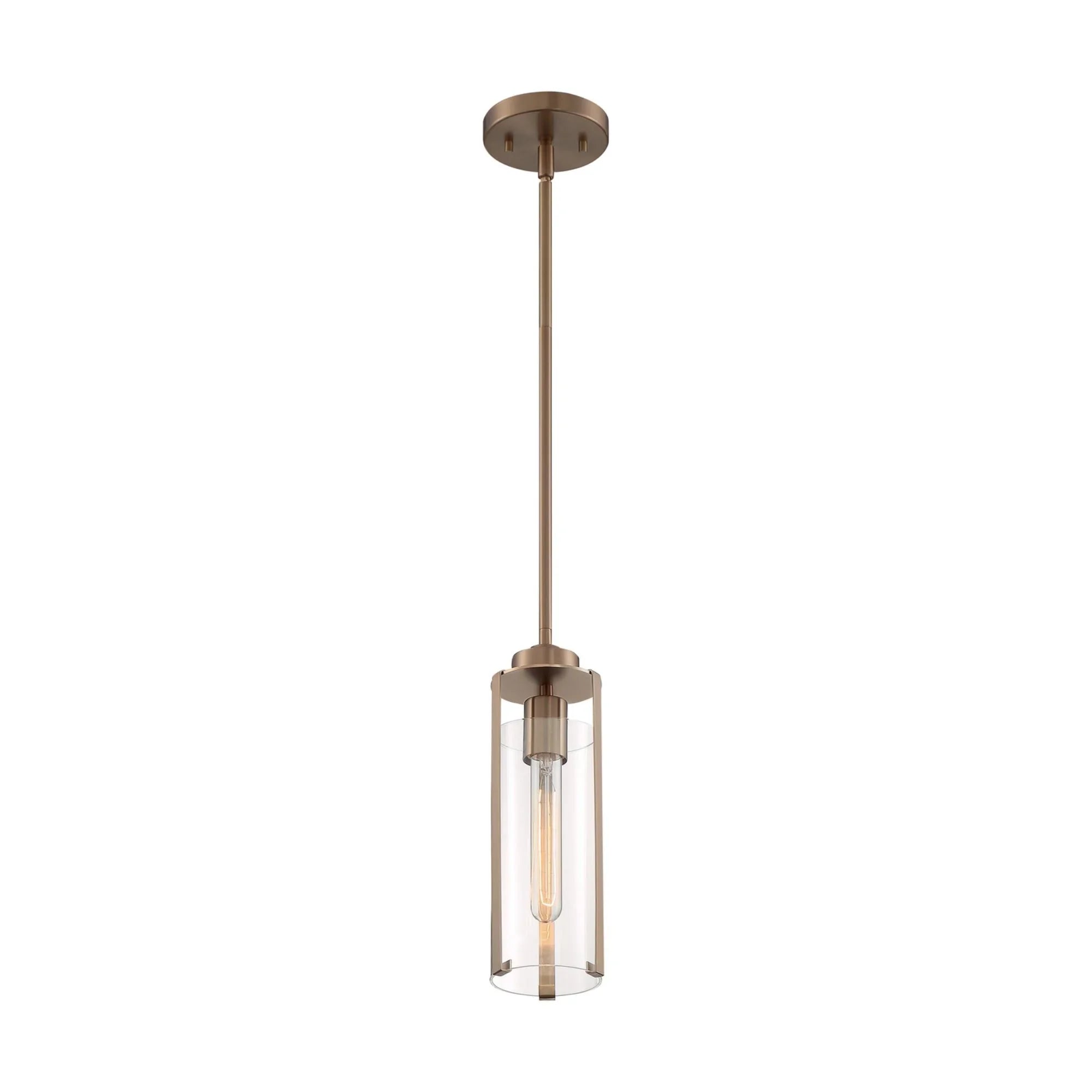Marina 5" Mini Pendant, Brass Finish - Bees Lighting