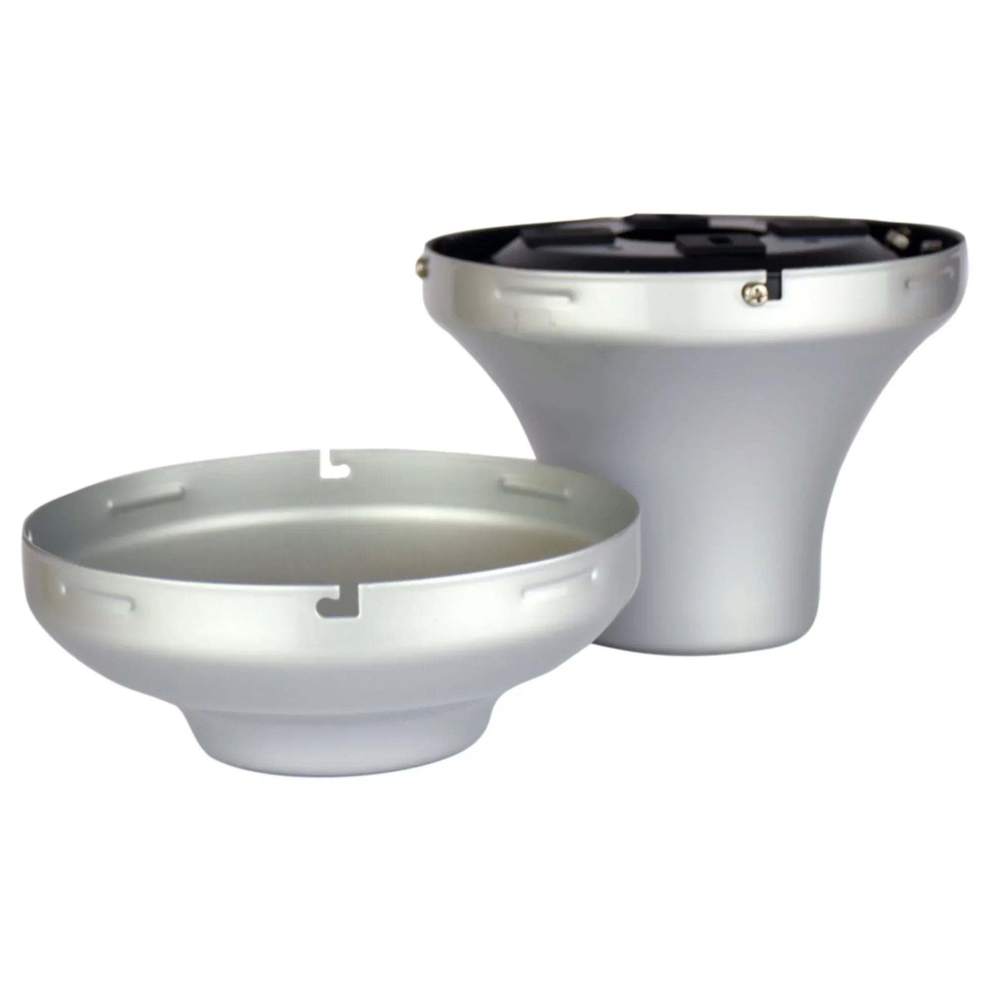 Fanimation Flush Mount Kit, Wet Rated, Silver Finish - Bees Lighting