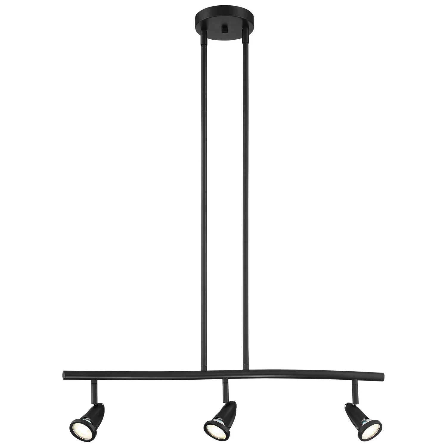 Cobra 27" LED Pendant / Track Rail, Black Finish - Bees Lighting