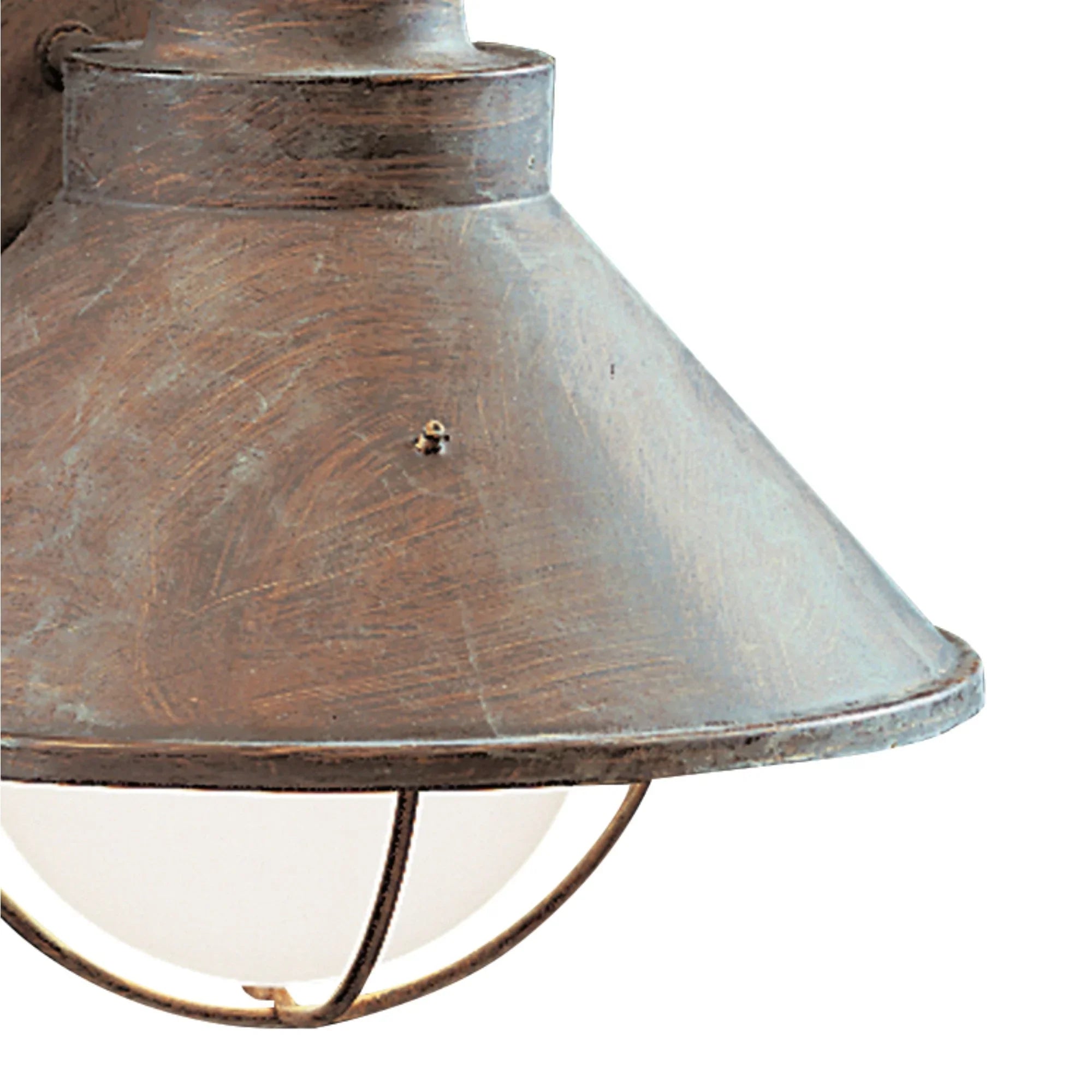 Seaside 14" Outdoor Wall Light, Olde Brick Finish - Bees Lighting