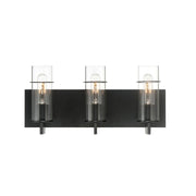 Pista 3-Light 19" Vanity, Black Finish - Bees Lighting