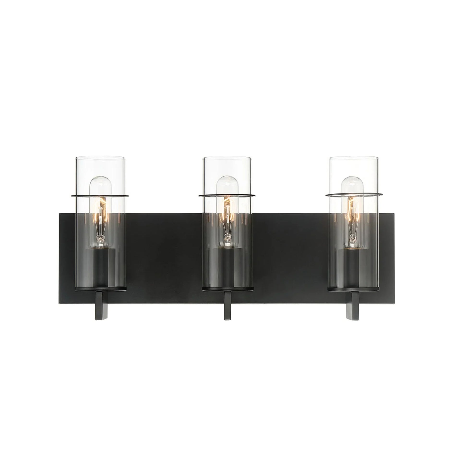 Pista 3-Light 19" Vanity, Black Finish - Bees Lighting