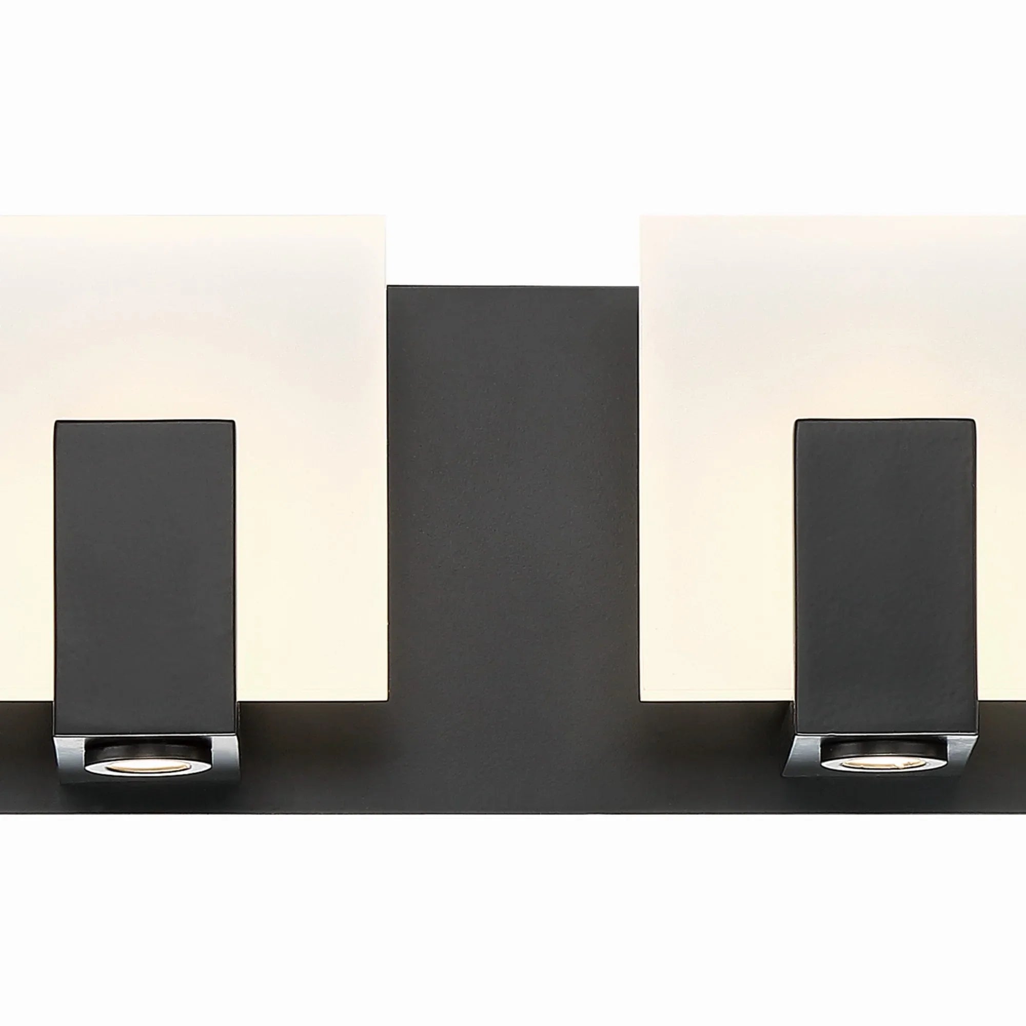 Canmore 4-Light 27" LED Vanity, Black Finish - Bees Lighting