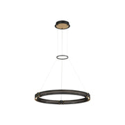 Admiral 29" LED Pendant, Gold & Black Finish - Bees Lighting