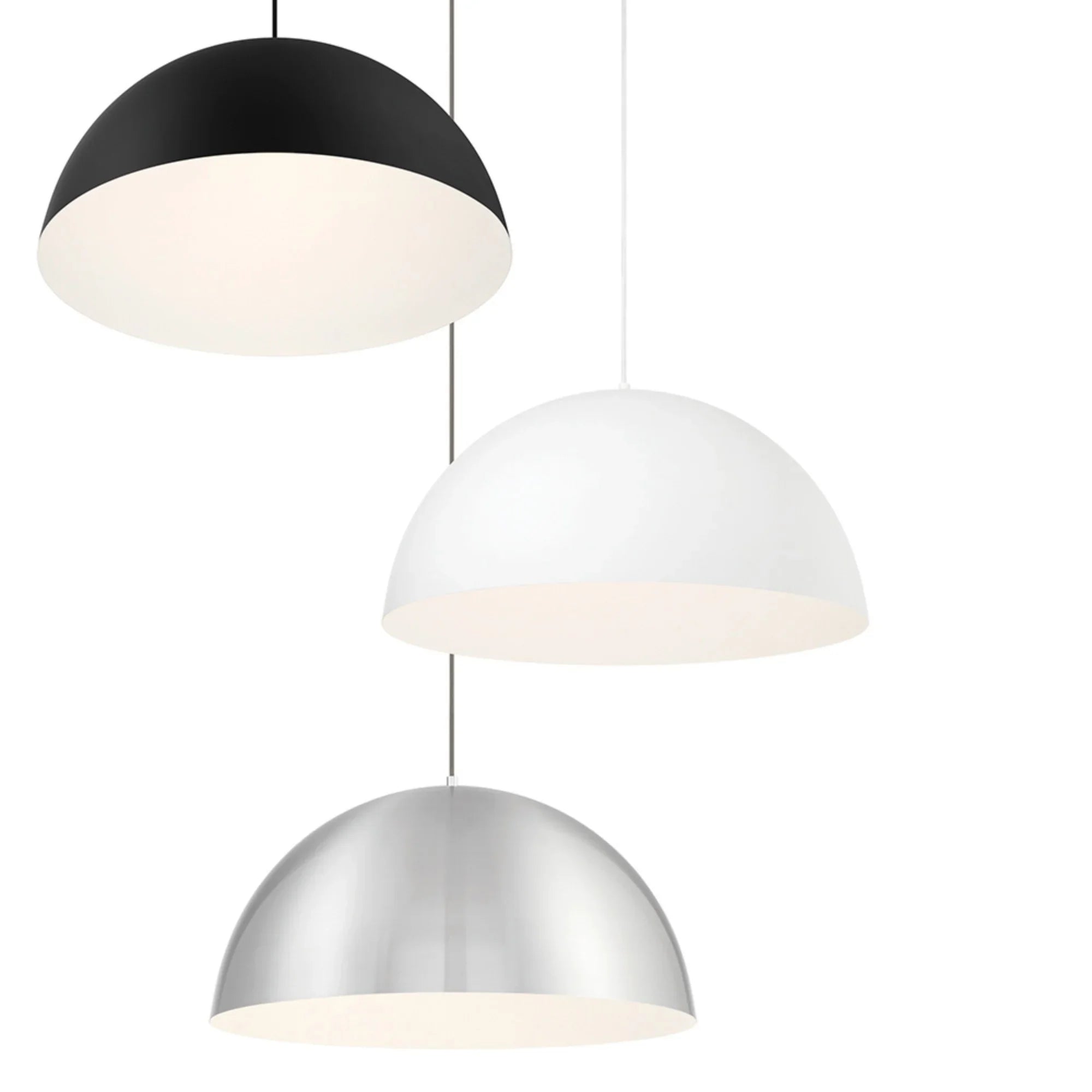 Laverton 47" LED Chandelier, White Finish - Bees Lighting