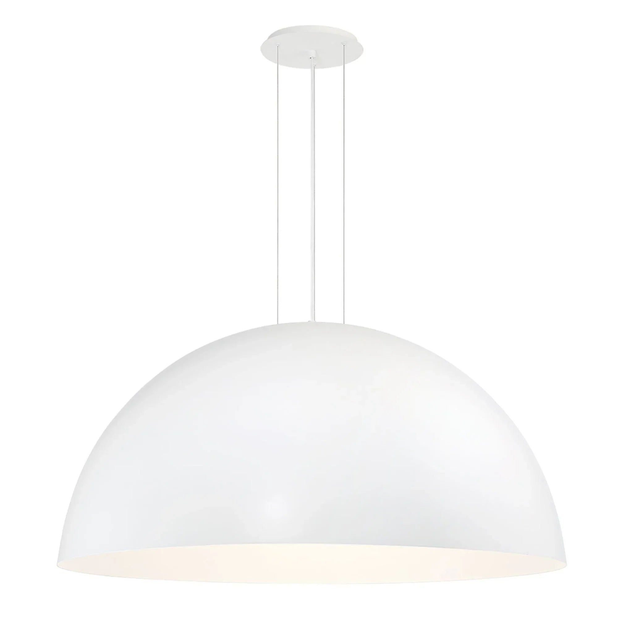 Laverton 47" LED Chandelier, White Finish - Bees Lighting