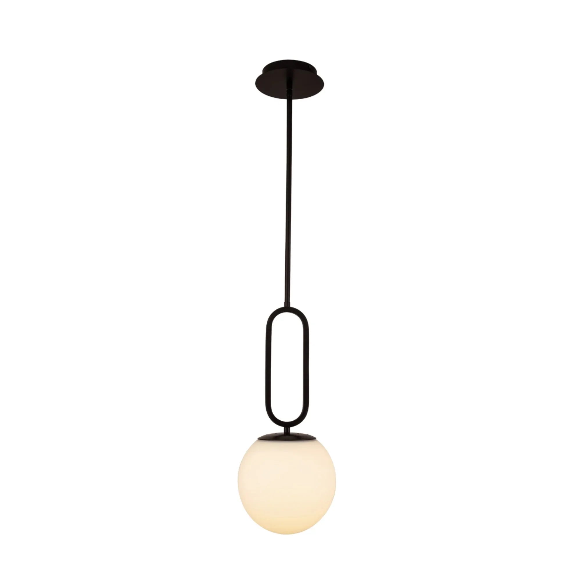 Prospect 10" Mini Pendant, Black Finish - Bees Lighting