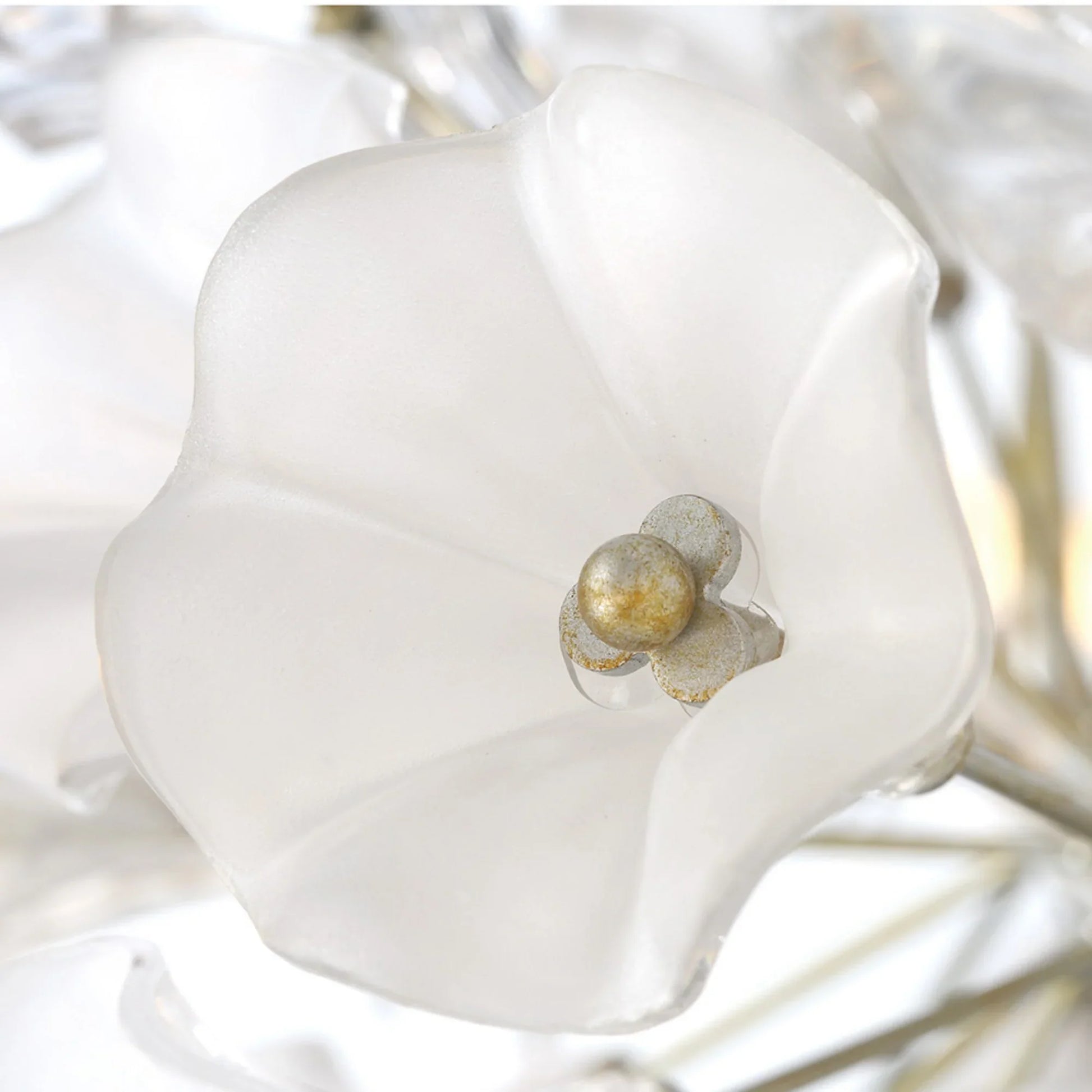 Clayton 43" LED Chandelier, Brushed Silver Finish - Bees Lighting