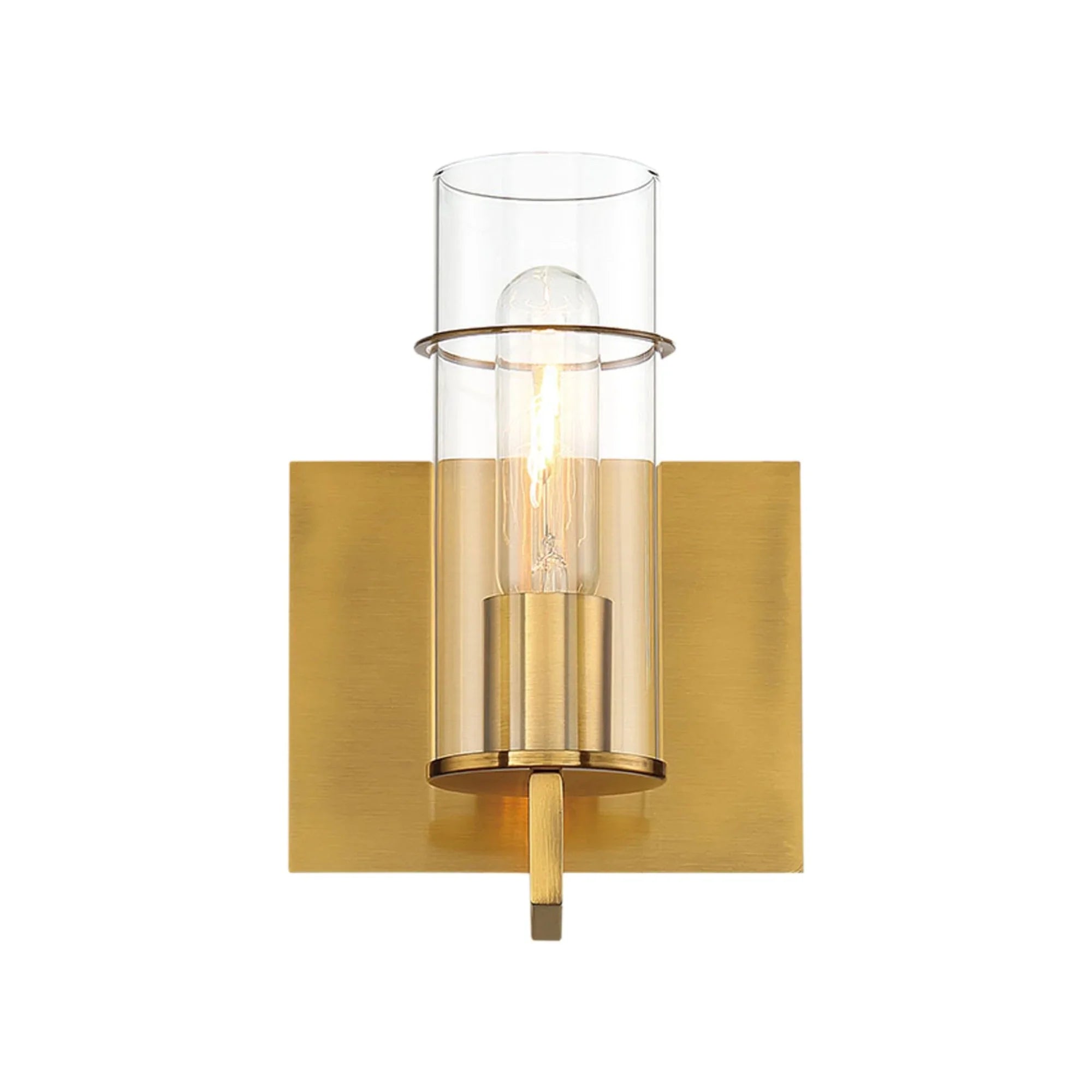 Pista 9" Wall Sconce, Gold Finish - Bees Lighting