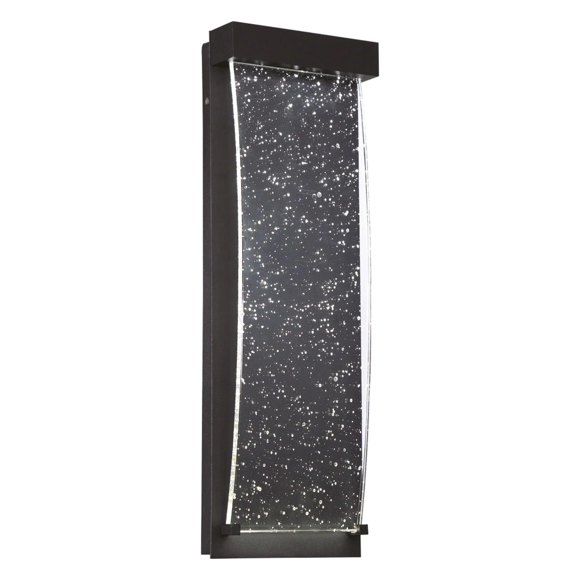 Kabo 20" LED Outdoor Wall Sconce, Black Finish - Bees Lighting
