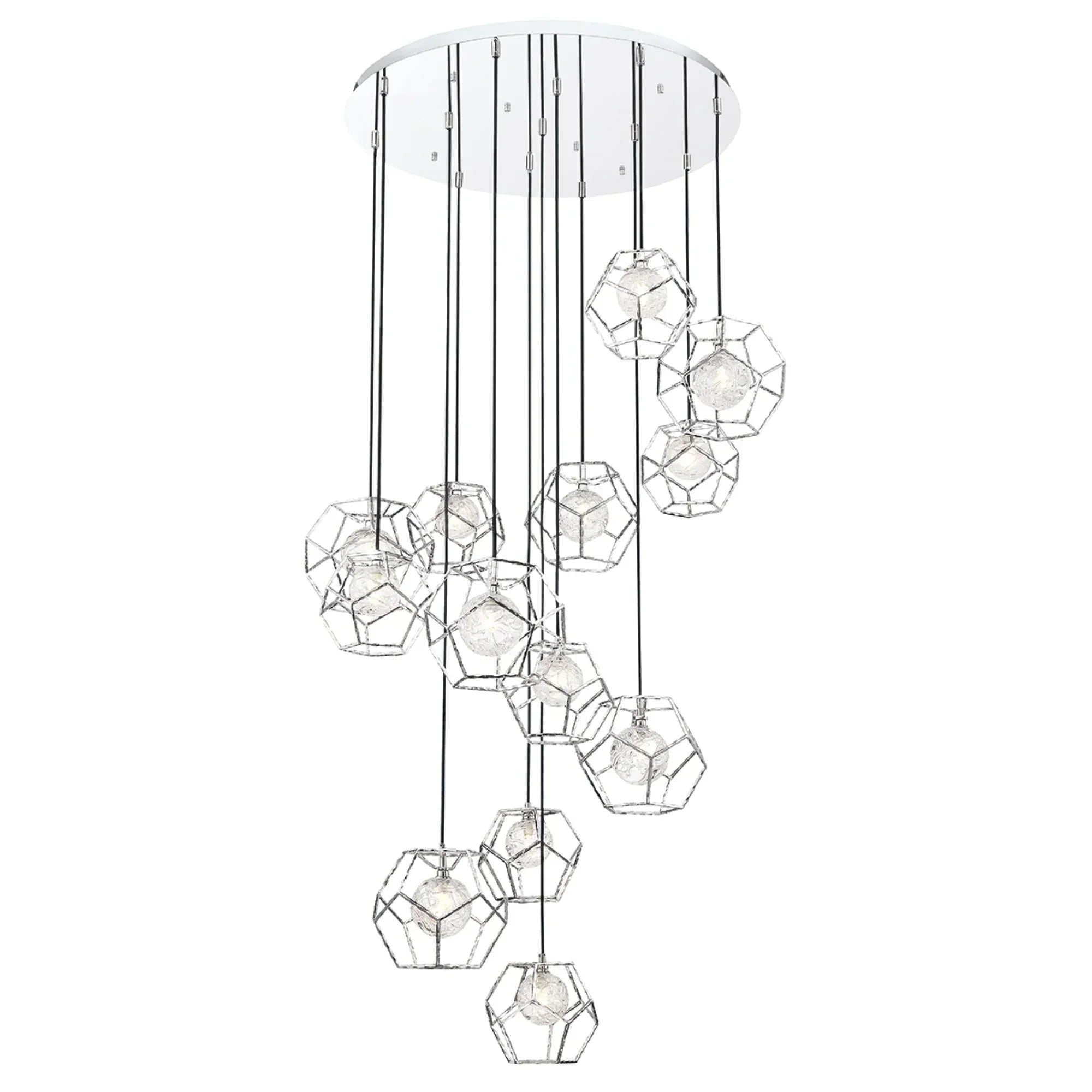Norway LED Pendant Light Chrome Finish - Bees Lighting