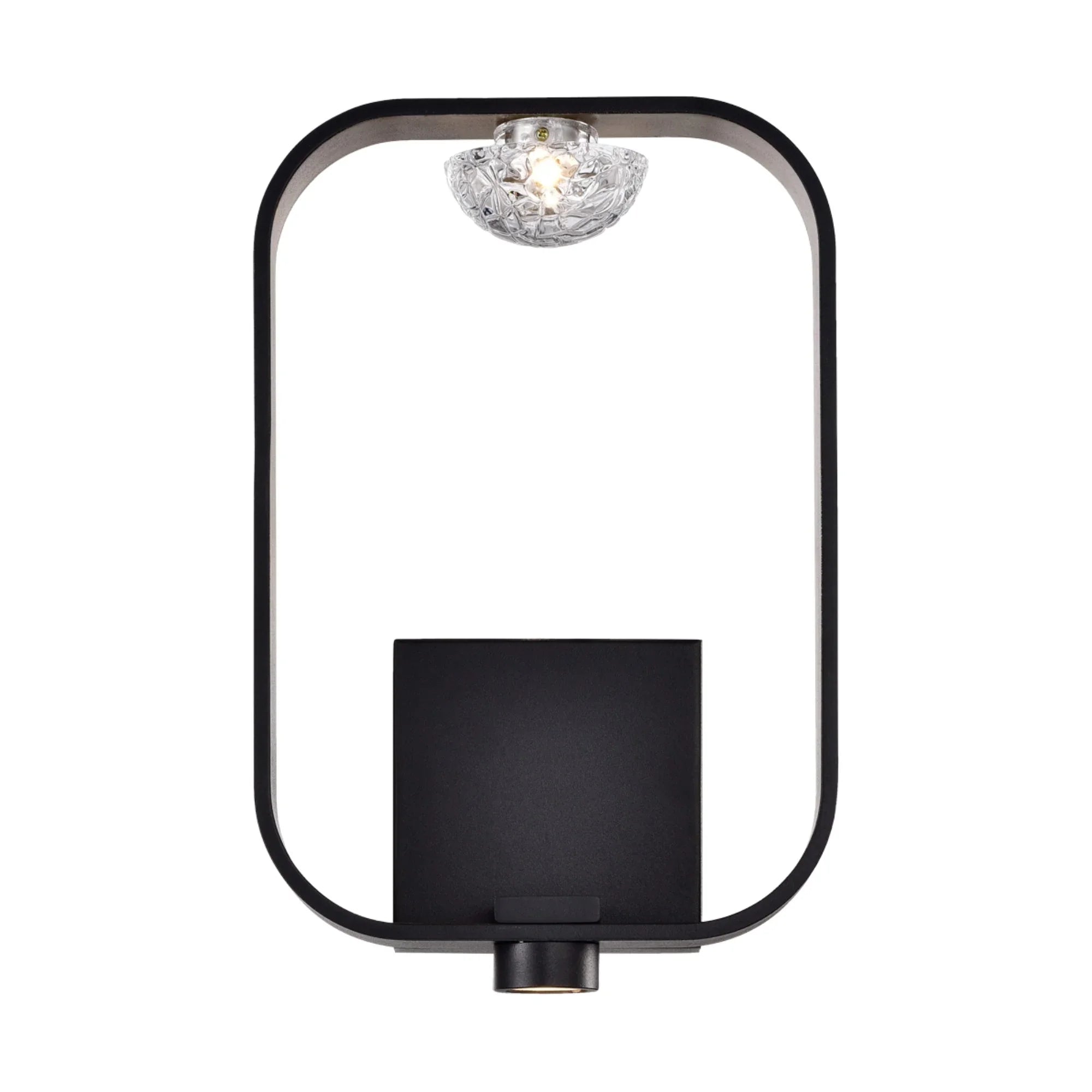 Dagmar 14" LED Wall Sconce, Gold & Black Finish - Bees Lighting