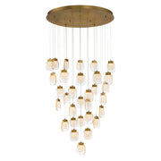 Paget 31-Light 39" LED Grand Chandelier, Gold Finish - Bees Lighting