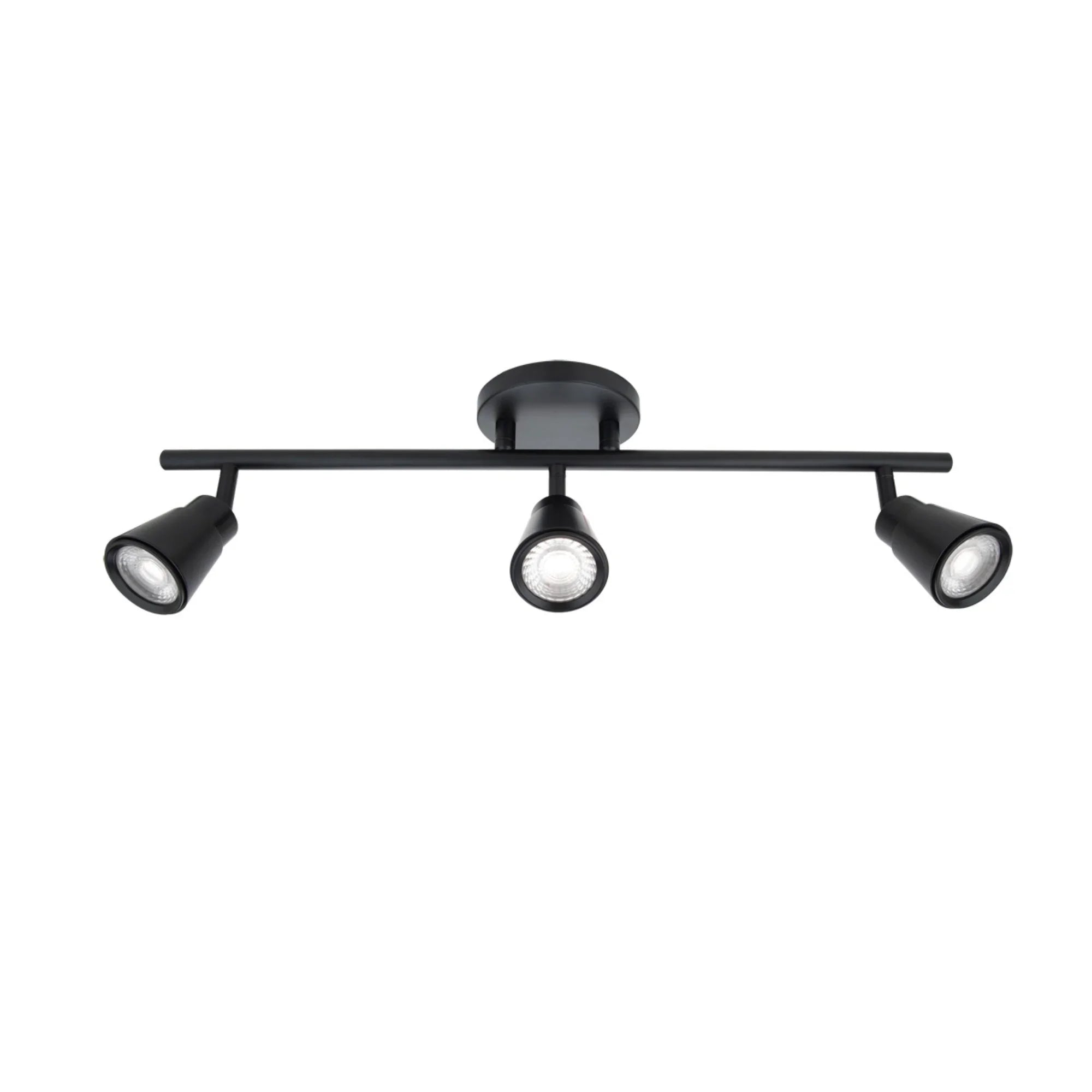 Solo 24" LED Fixed Rail, Ceiling and Wall Mount, Black Finish - Bees Lighting