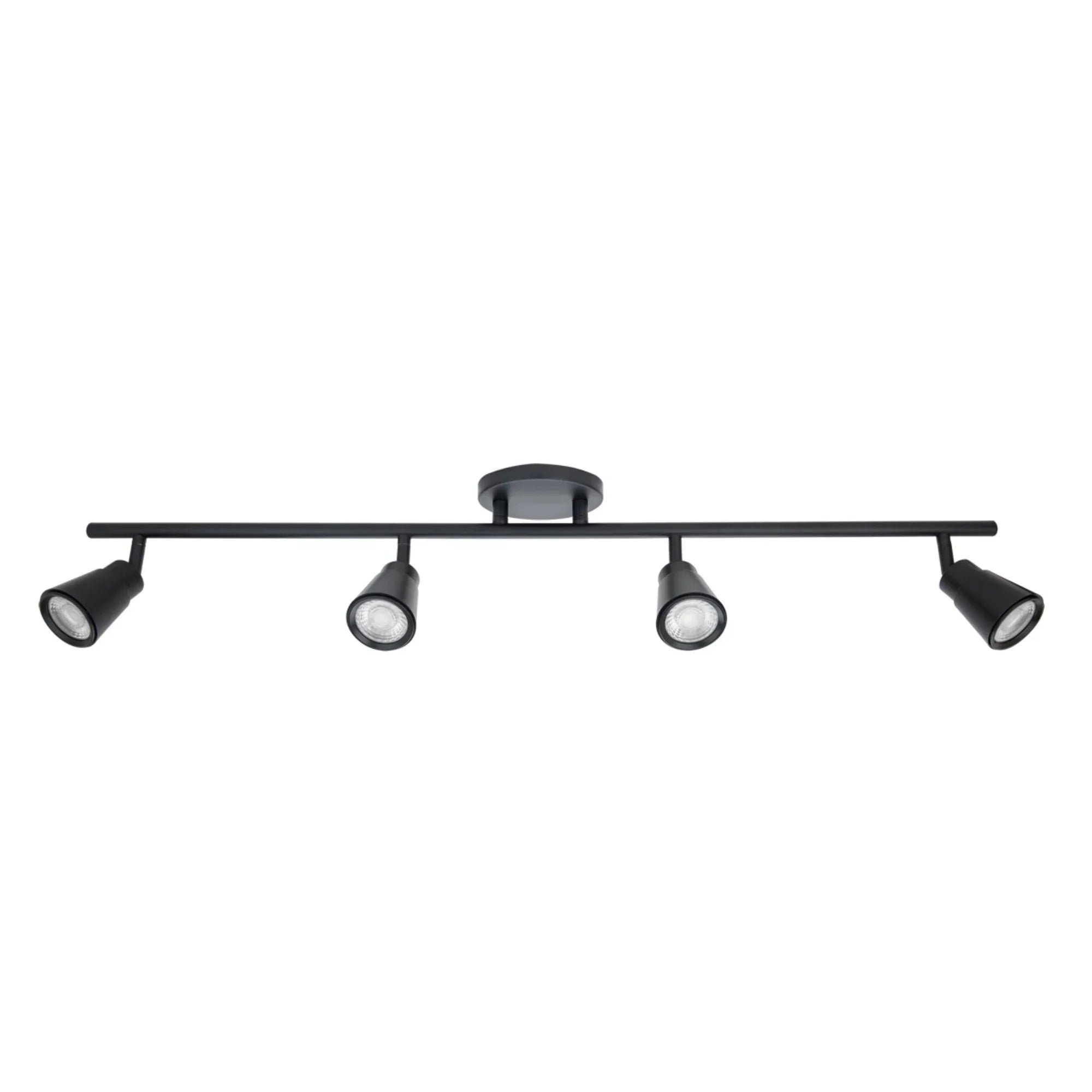 Solo 36" LED Fixed Rail, Ceiling and Wall Mount, Black Finish - Bees Lighting