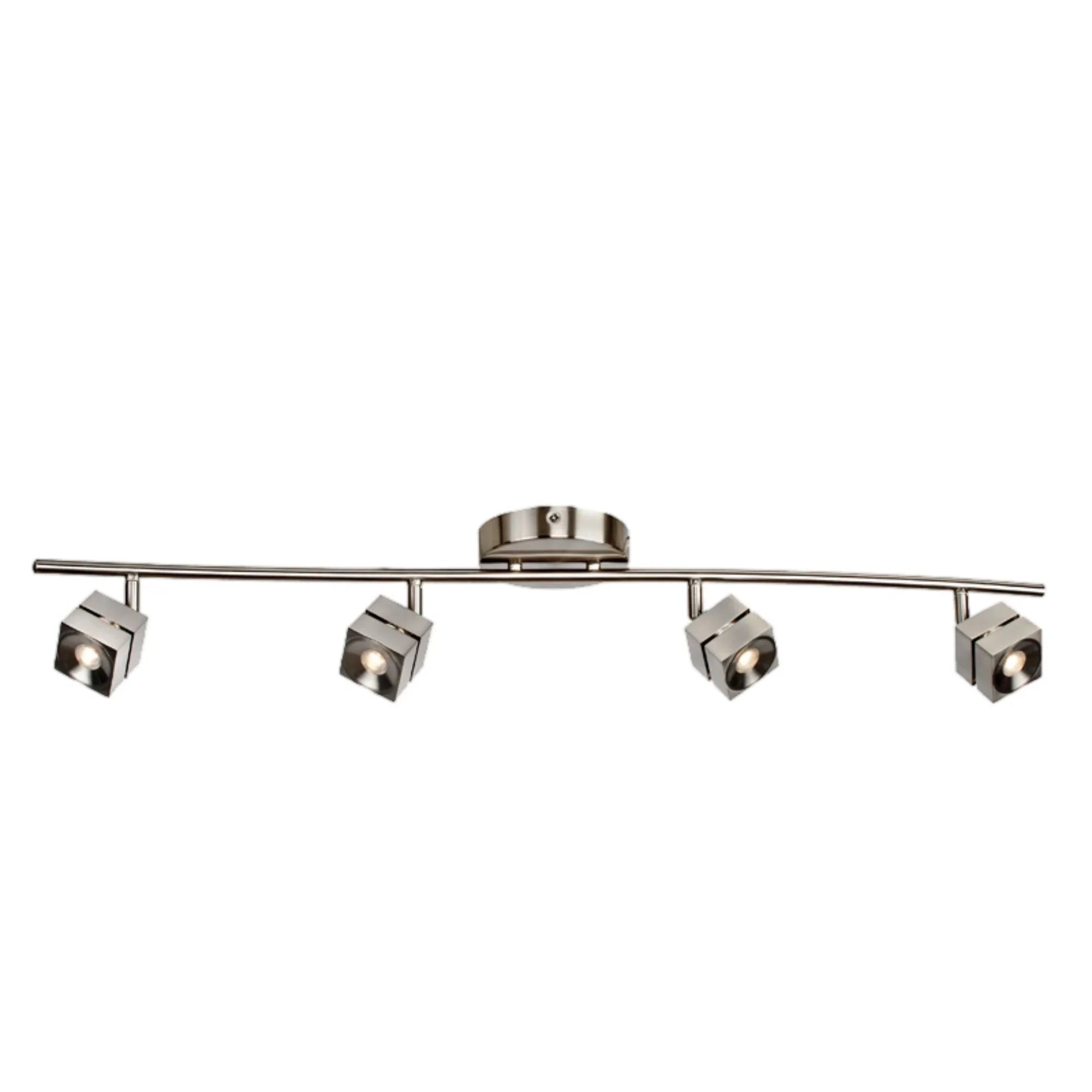 Cantrell 37" LED Fixed Rail, Satin Nickel Finish - Bees Lighting