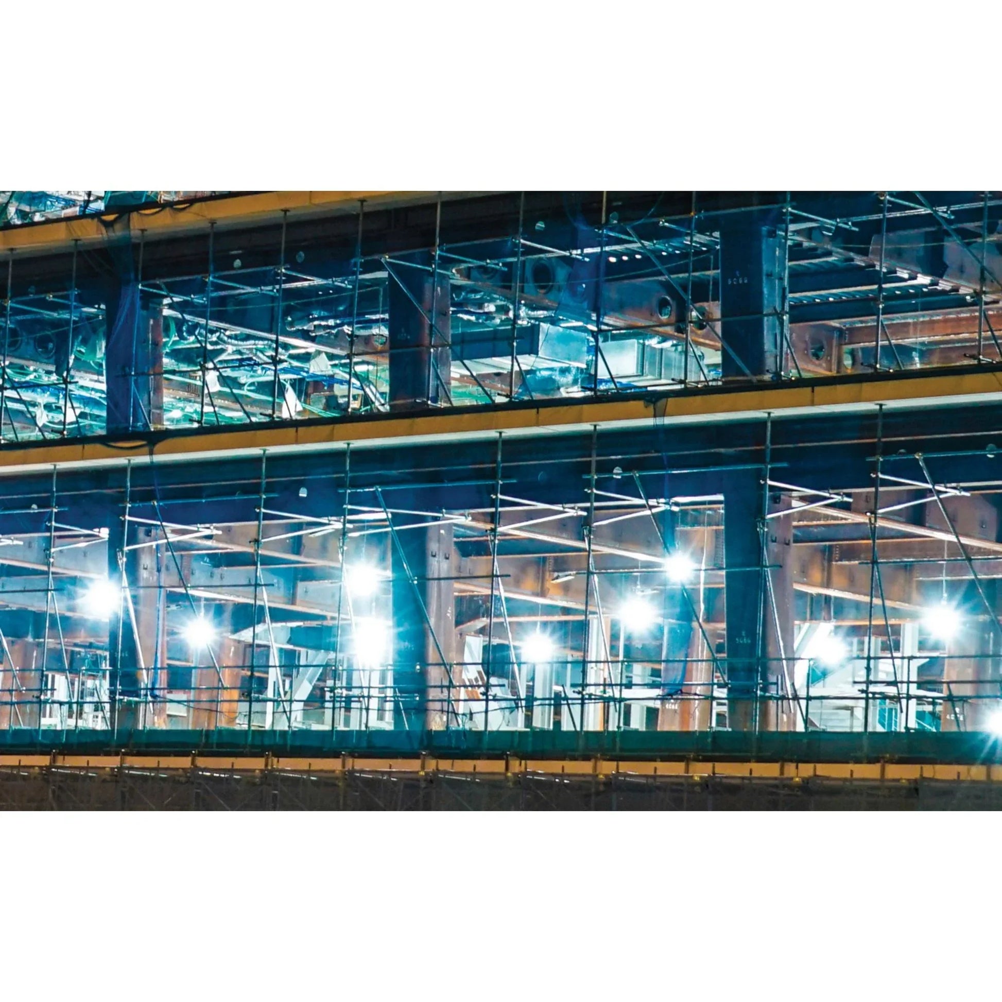 Temporary Work Light, 100W, 10000 Lumens, 6ft Cord & Plug - Bees Lighting