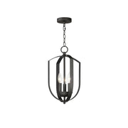 Provident 16" 3-Light Chandelier, Black Finish - Bees Lighting
