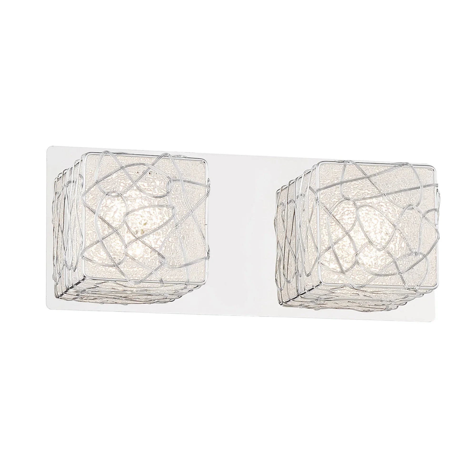 Livewire 13" 2-Light LED Bath Light, Chrome Finish - Bees Lighting