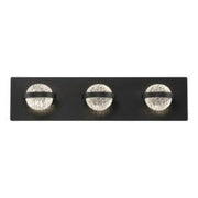 Ryder 3-Light 20" LED Vanity, Black Finish - Bees Lighting