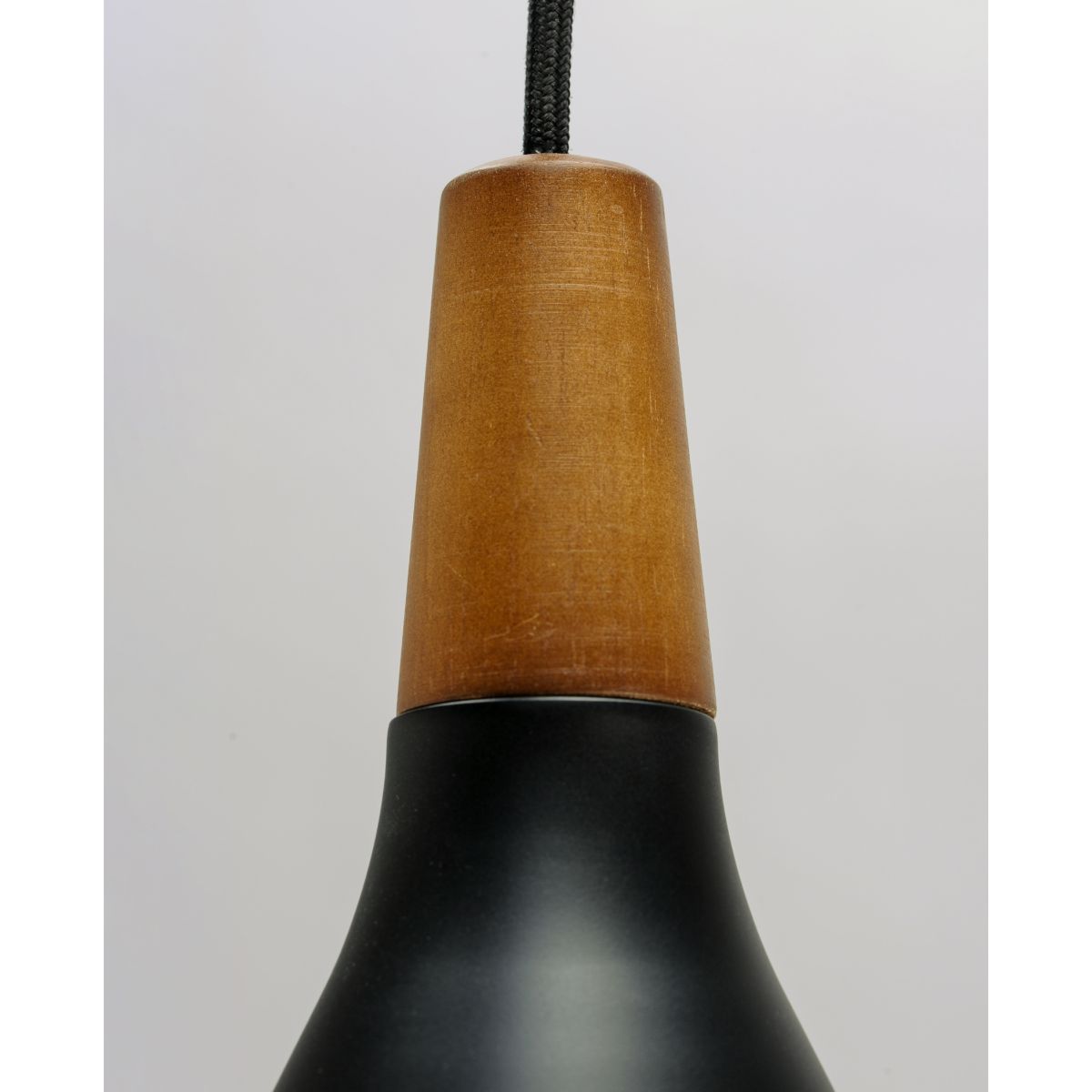 Nordic 11 in. Pendant Light Black Finish - Bees Lighting