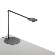 Mosso Pro Metallic Black Contemporary LED Desk Lamp with Wireless Charging Base - Bees Lighting