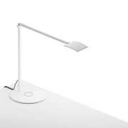 Mosso Pro White Contemporary LED Desk Lamp with Wireless Charging Base - Bees Lighting