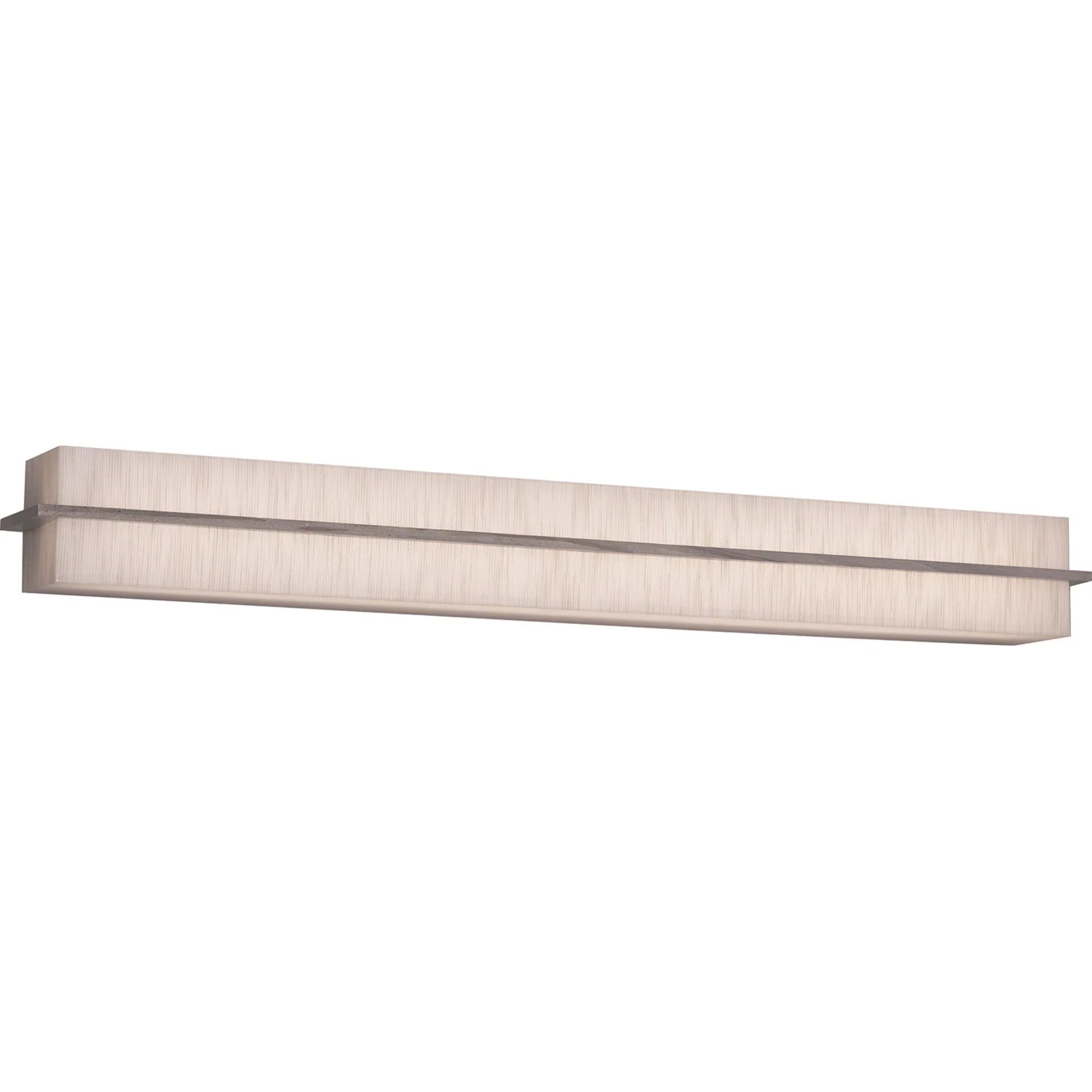 Apex 39" LED Vanity, Jute/Weathered Grey Finish - Bees Lighting