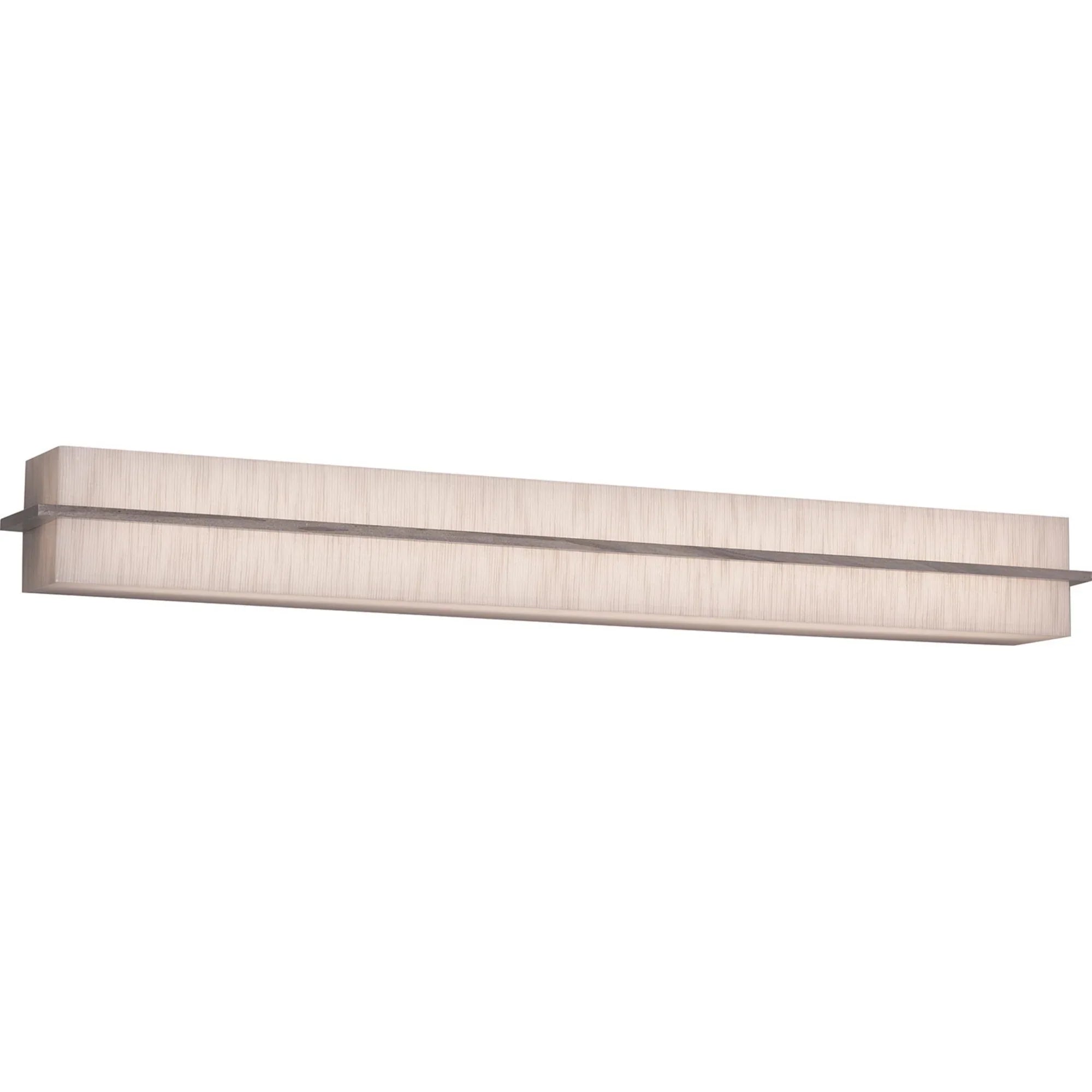 Apex 51" LED Vanity, Jute/Weathered Grey Finish - Bees Lighting