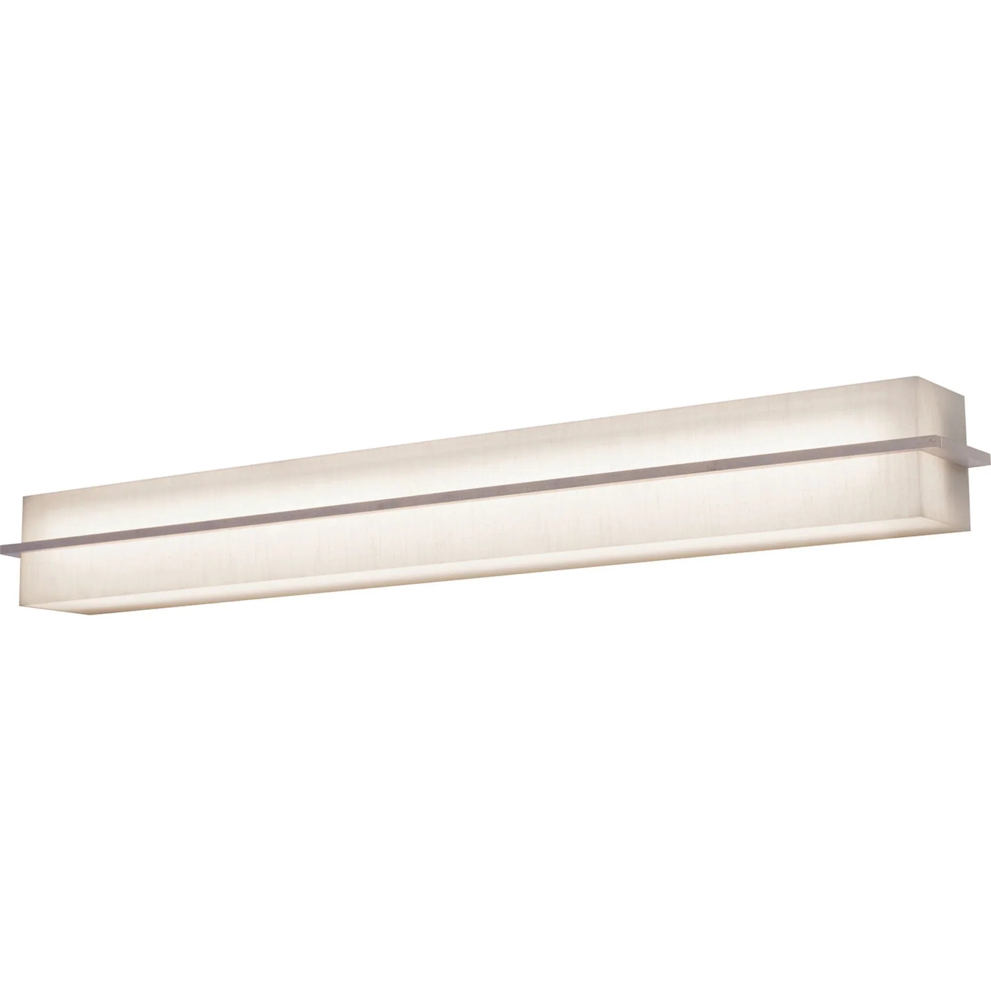 Apex 51" LED Vanity, Linen White/Weathered Grey Finish - Bees Lighting