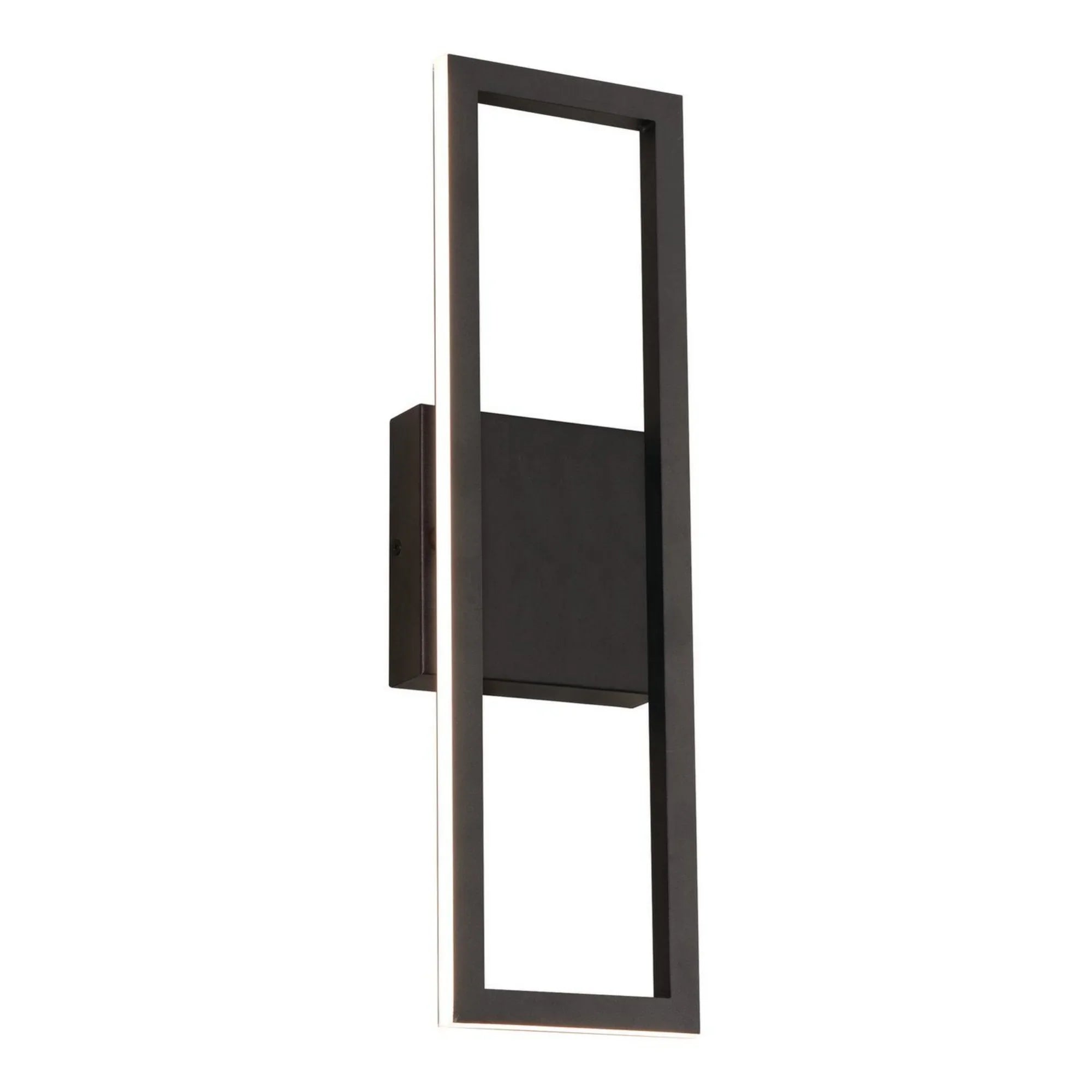 Cole 18" LED Wall Sconce, Black Finish - Bees Lighting