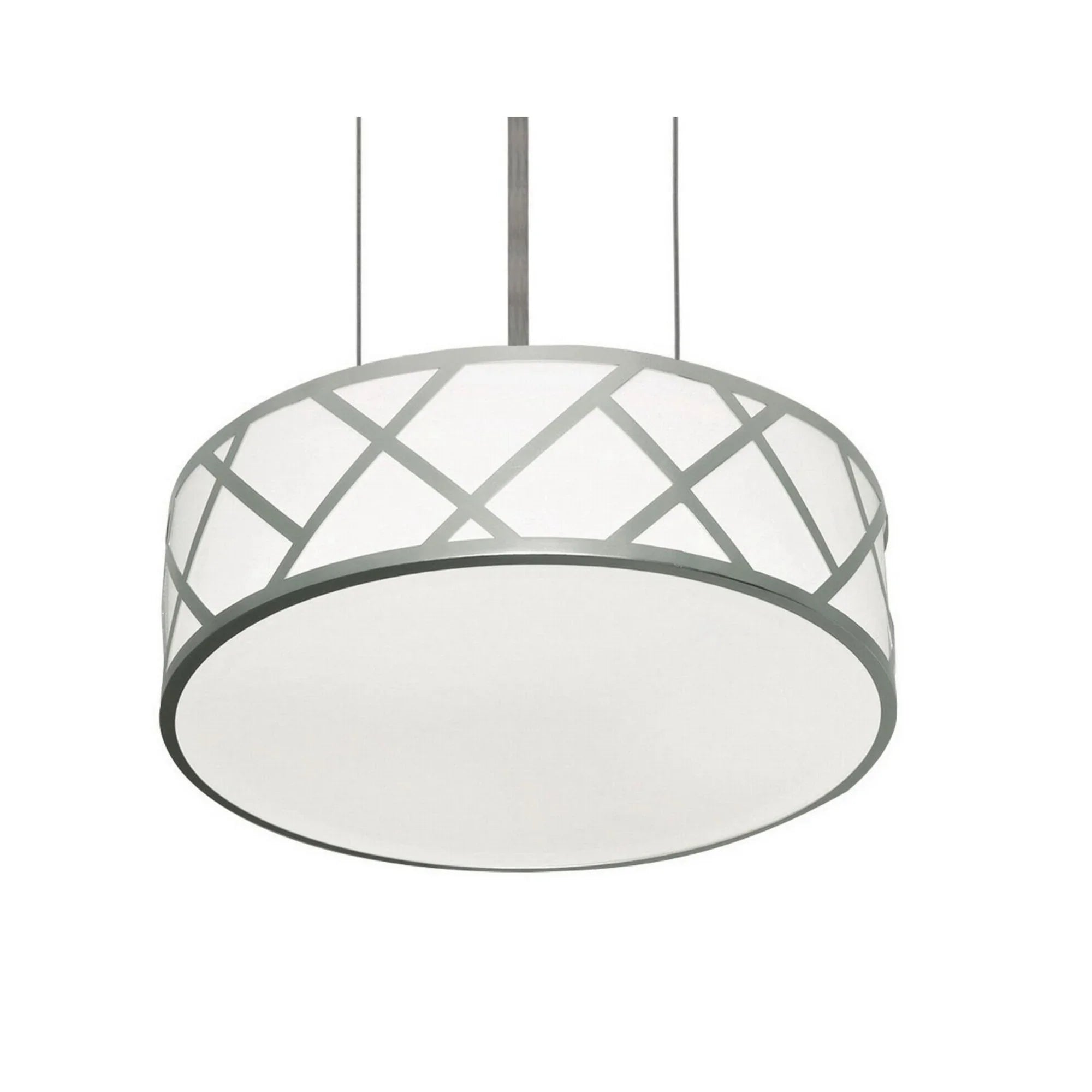 Haven 21" LED Pendant, Satin Nickel Finish - Bees Lighting